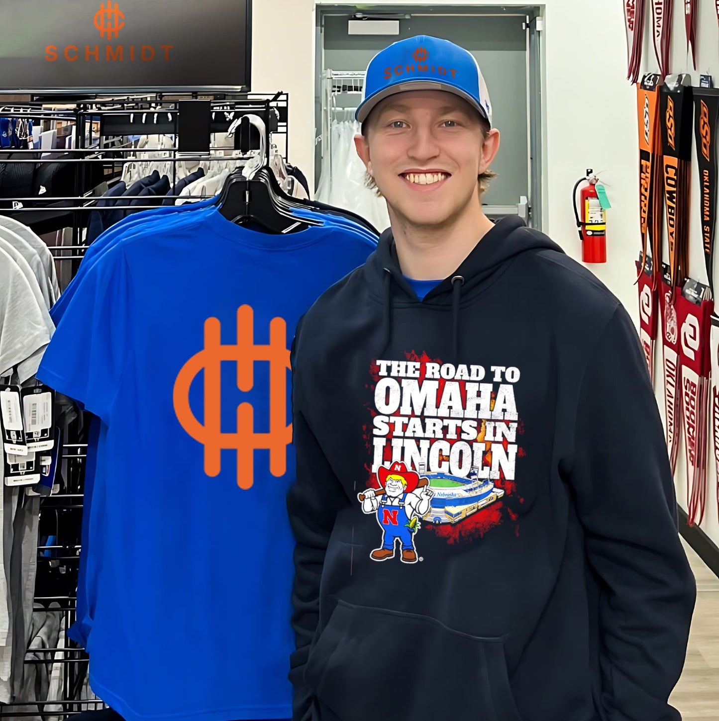 Nebraska Cornhuskers The Road To Omaha Starts In Lincoln shirt