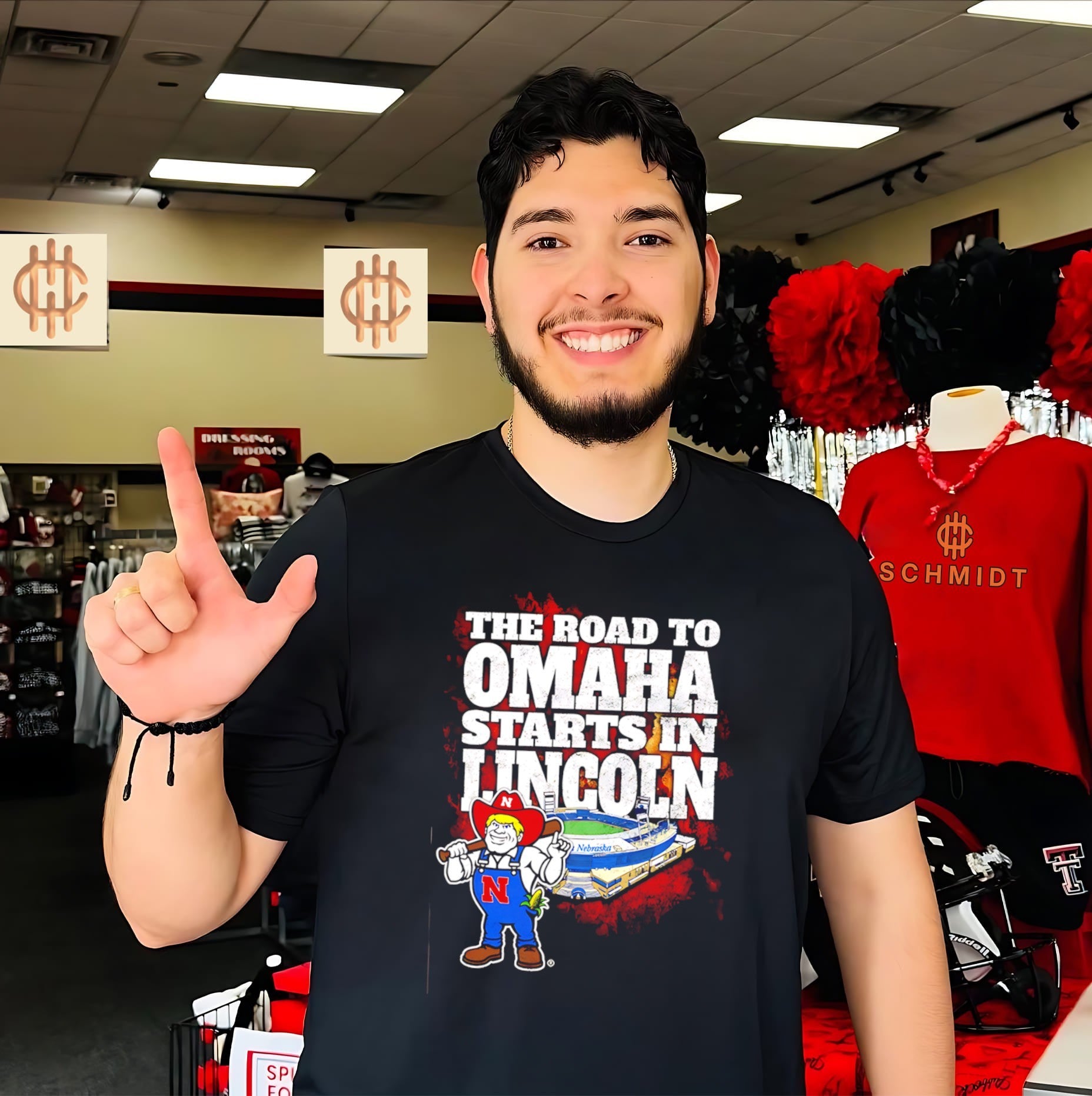 Nebraska Cornhuskers The Road To Omaha Starts In Lincoln shirt