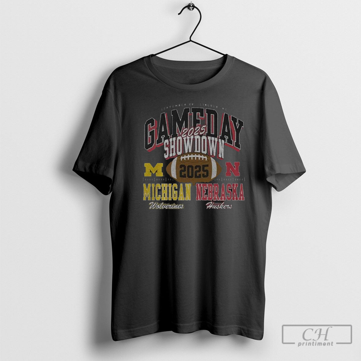 Nebraska Cornhuskers Vs Michigan Wolverines 2025 Gameday Showdown Football Shirt Sweater