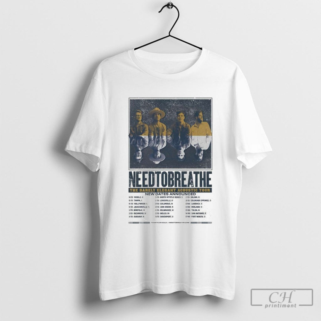 Needtobreathe The Barely Elegant Acoustic Tour 2025 Dates Shirt Sweater