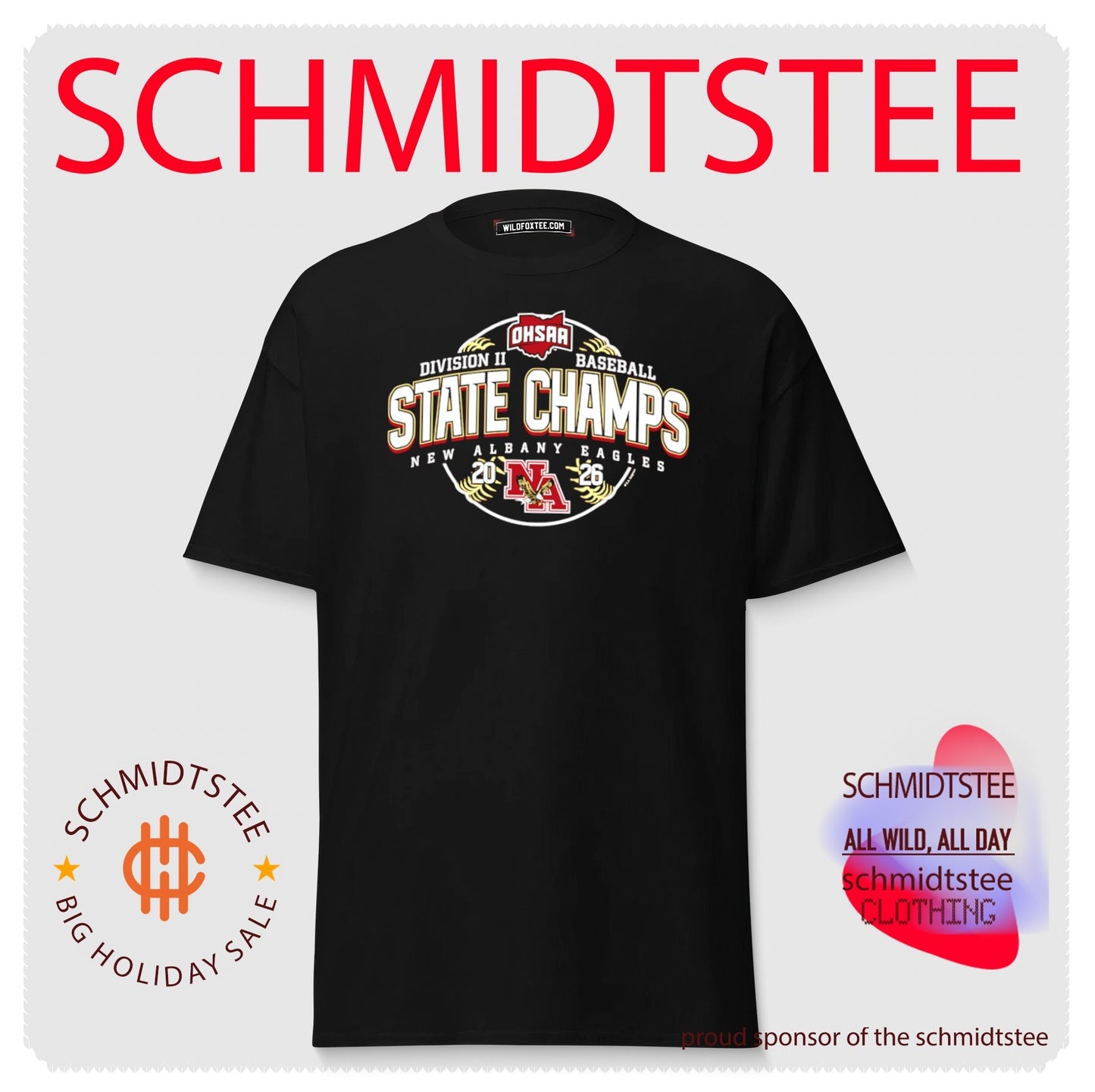 New Albany Eagles 2026 OHSAA Baseball D2 State Champions shirt