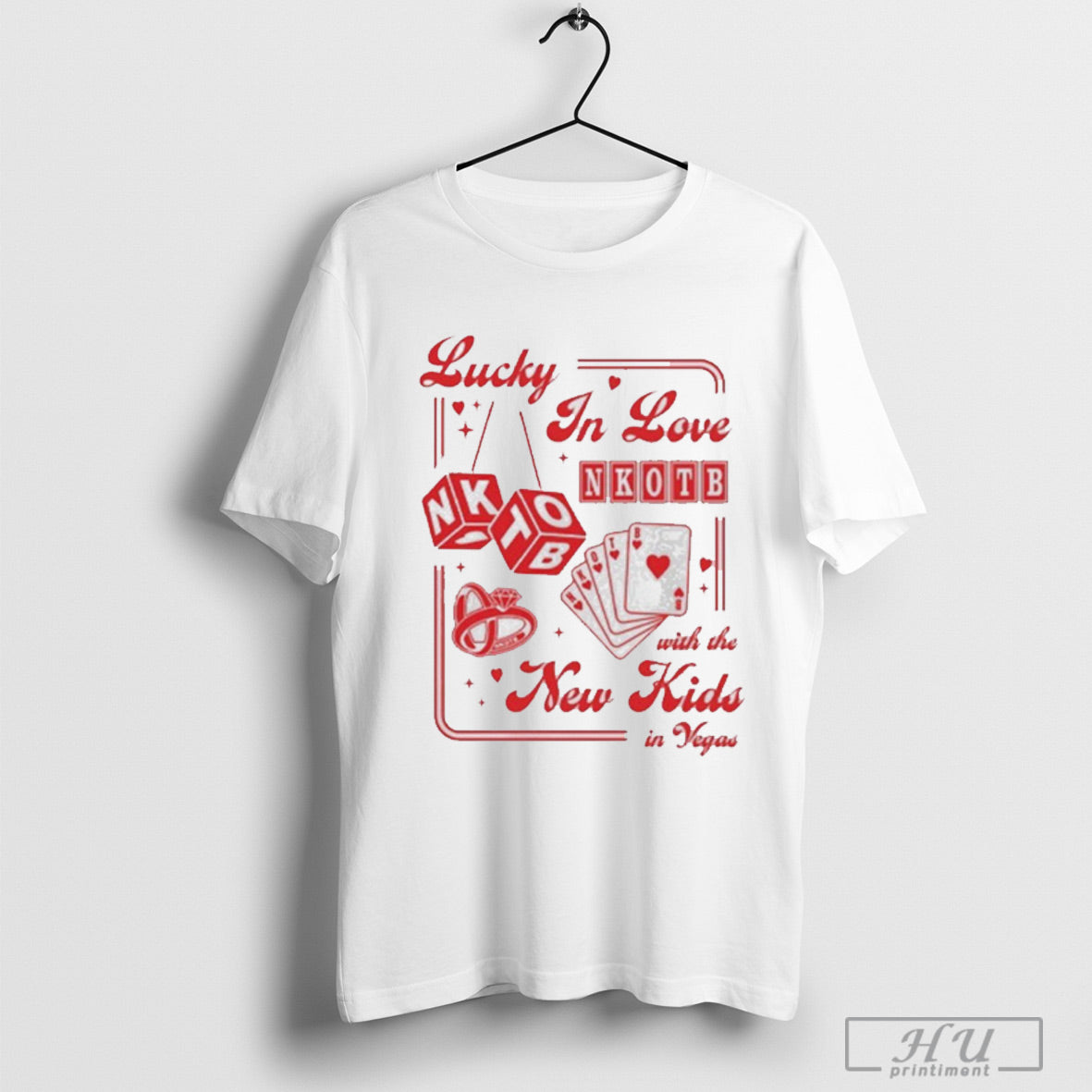 New Kids On The Block Lucky In Love Las Vegas T Shirt