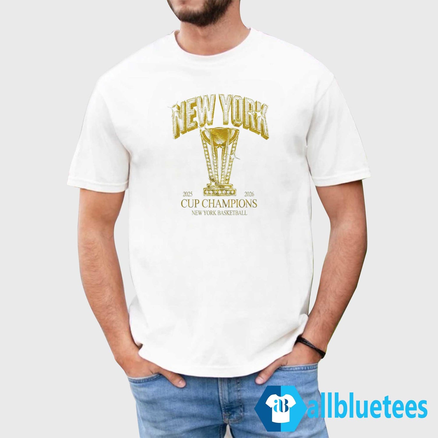 New York Basketball Cup Champions 2025 2026 Shirt