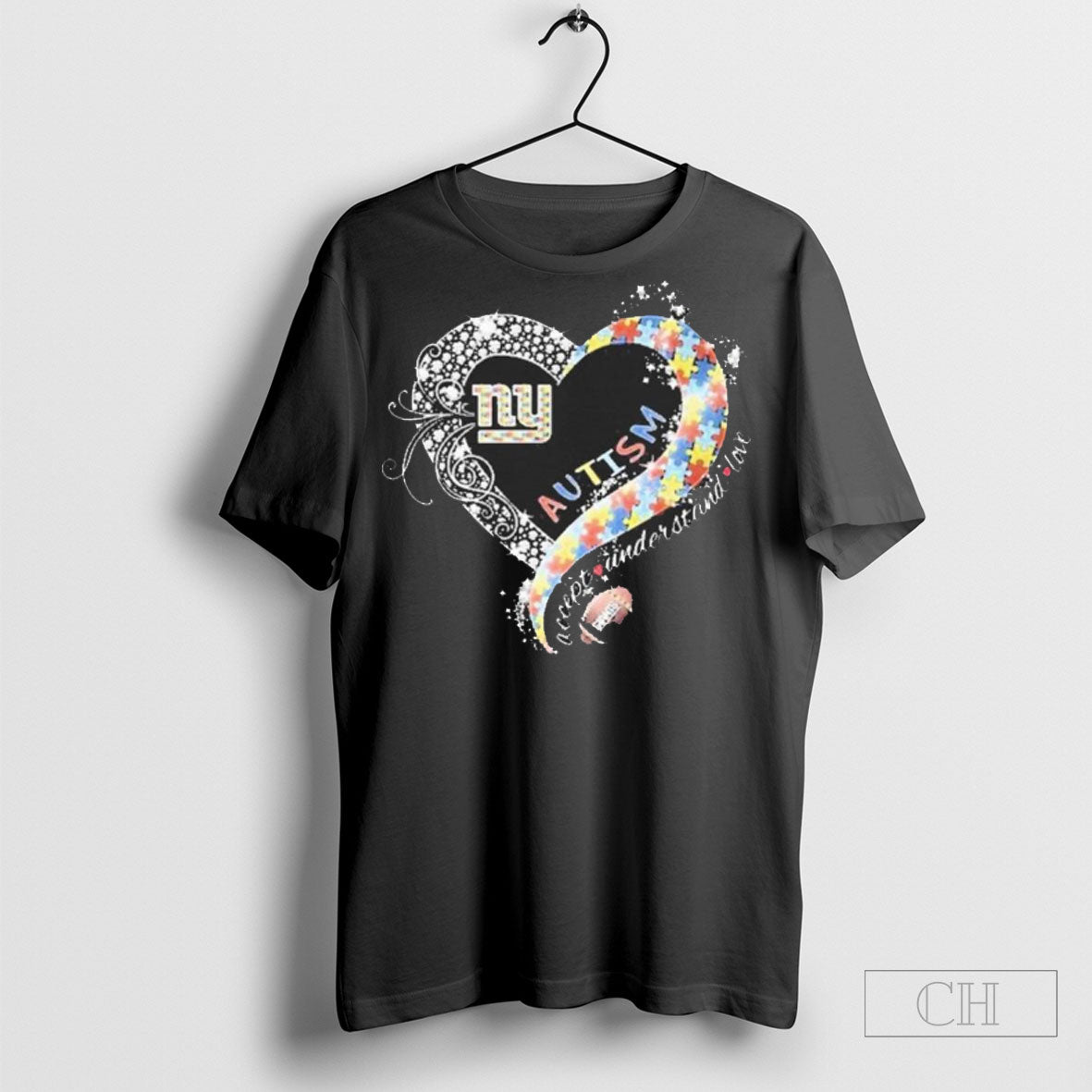 New York Giants Autism Accept Understand Love Football
