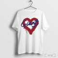 New York Giants Spray Heart Boxy T Shirt