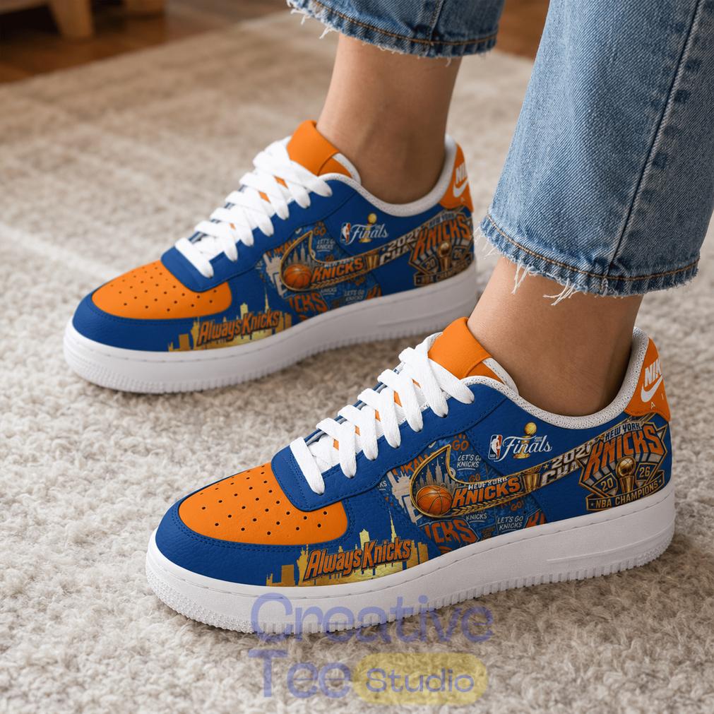 New York Knick 2026 NBA Champions “Always Knicks” Air Force 1 Shoes
