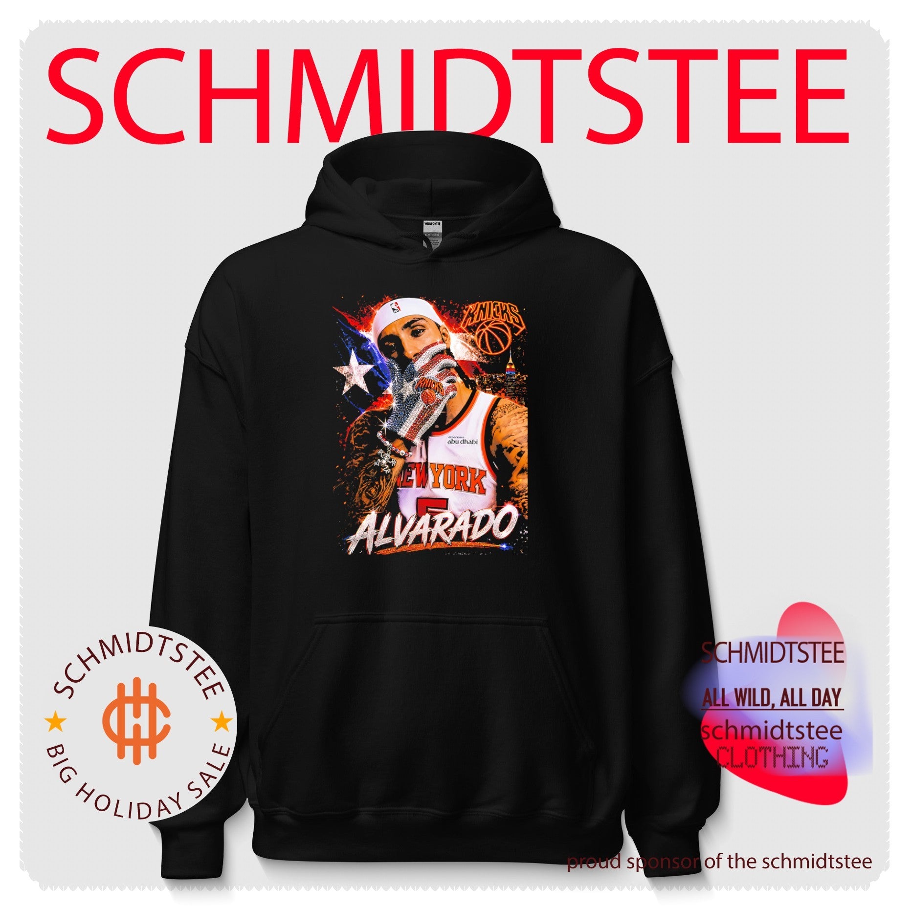New York Knick Jose Alvarado icemen graphic shirt