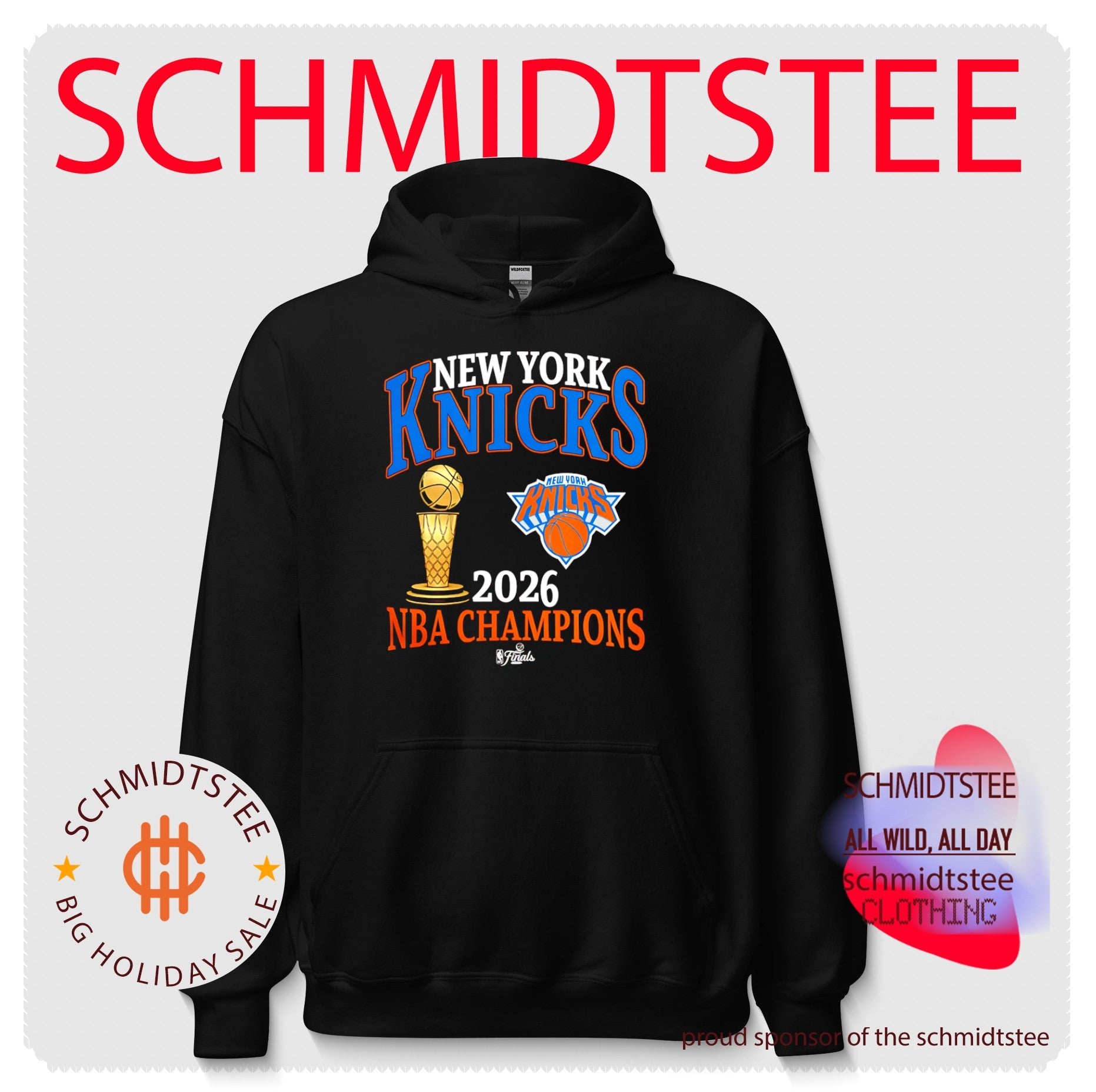 New York Knicks 2026 NBA Champions Trophy Logo shirt
