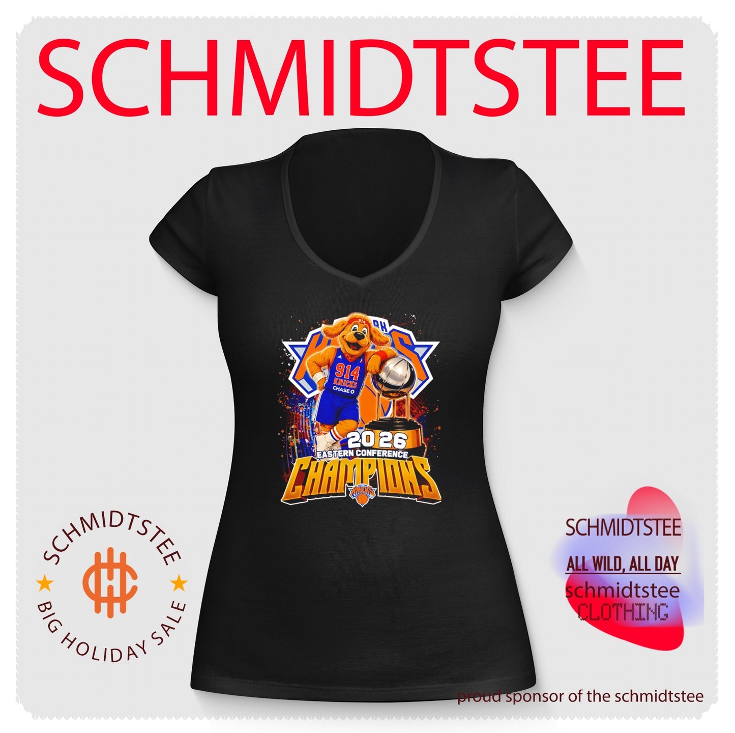 New York Knicks 2026 NBA Eastern Conference Champions mascot shirt