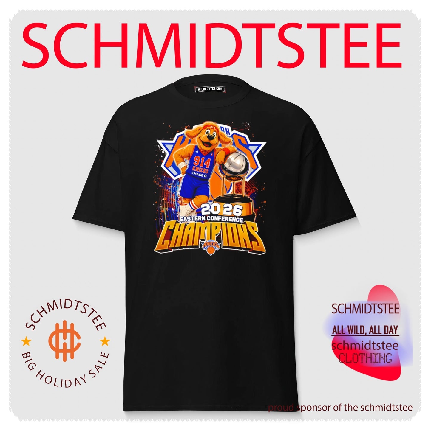 New York Knicks 2026 NBA Eastern Conference Champions mascot shirt