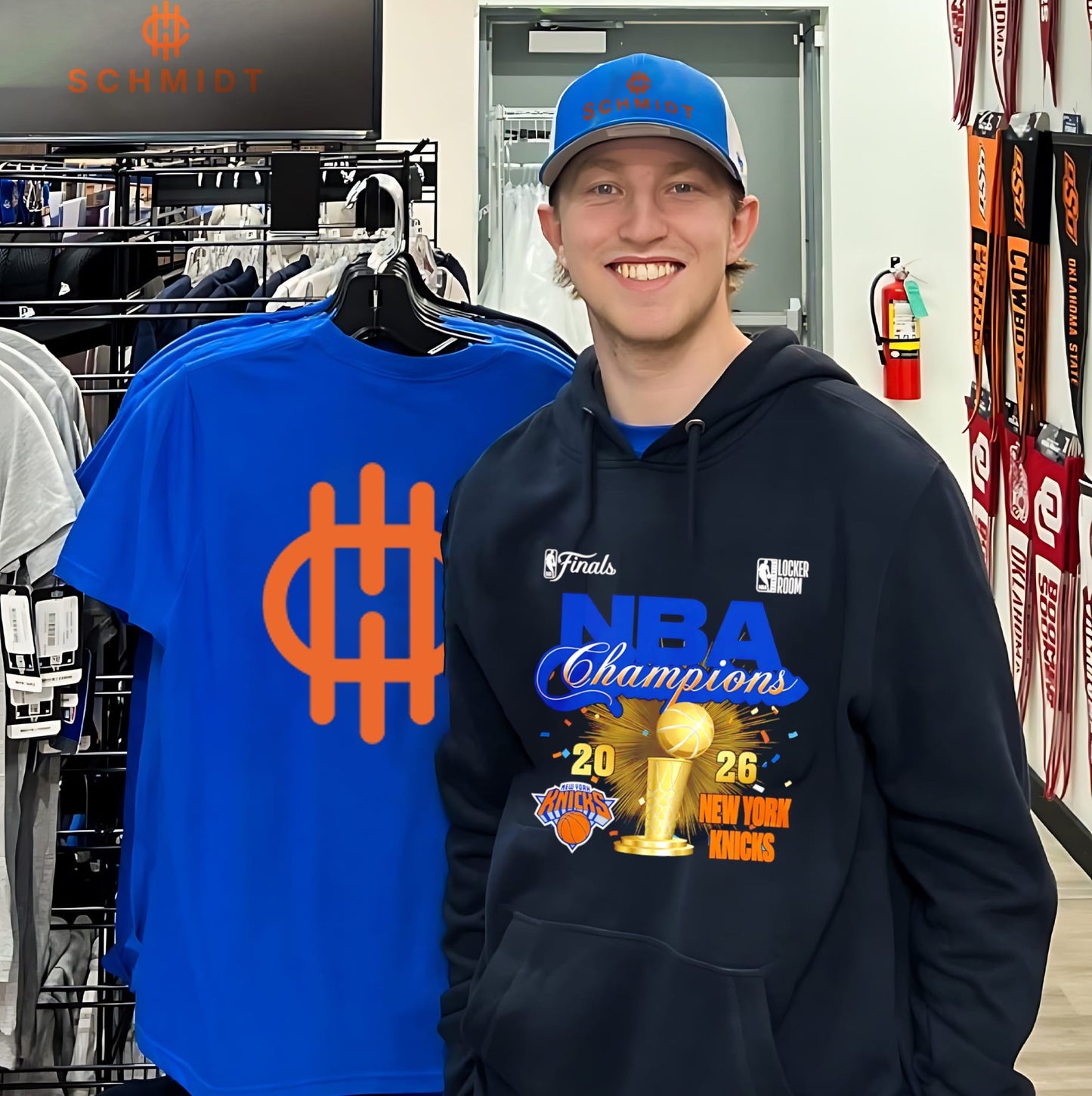 New York Knicks 2026 NBA Finals Champions Locker Room trophy shirt
