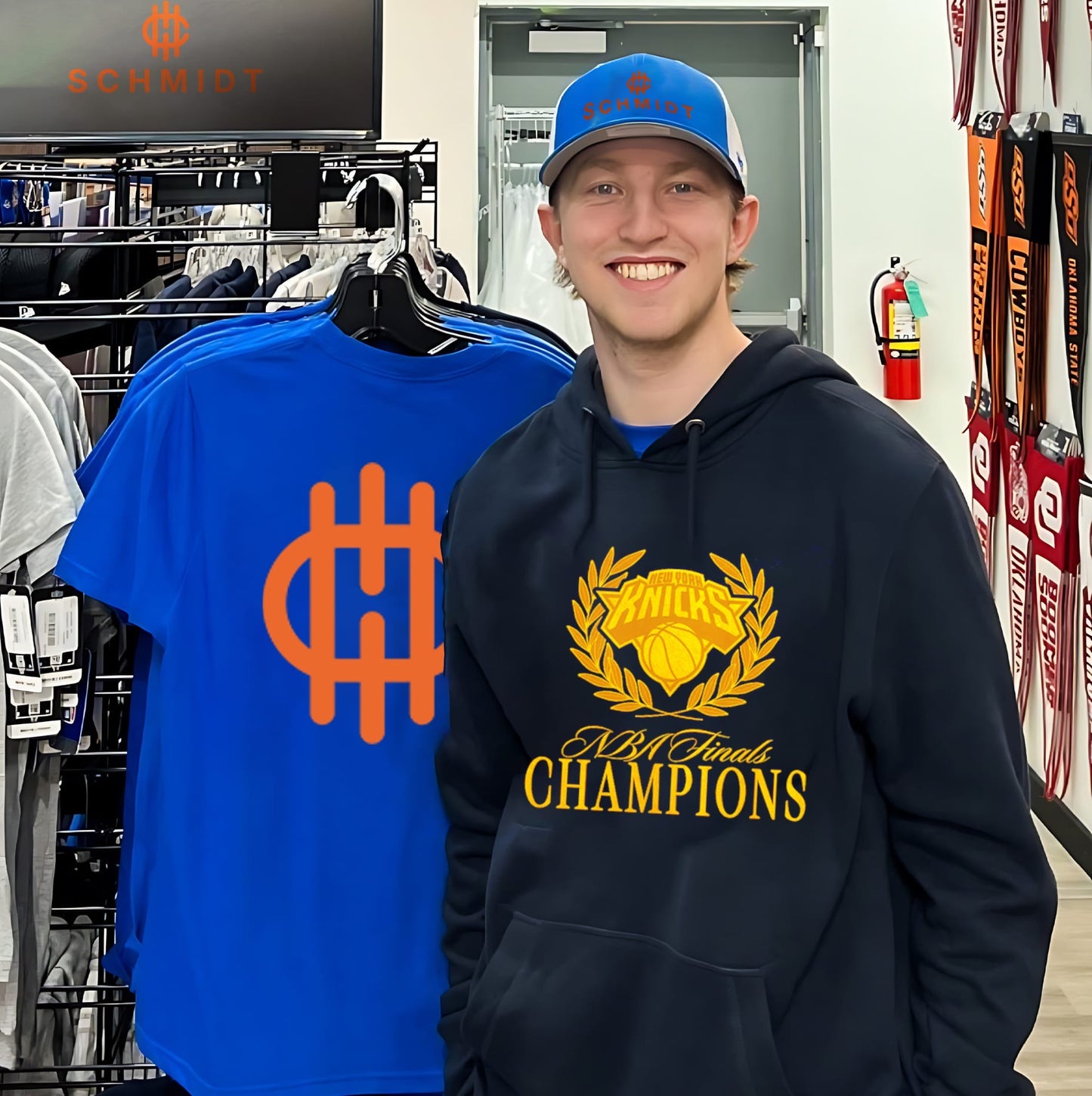 New York Knicks 2026 NBA Finals Champions x USA 250th Heavyweight shirt