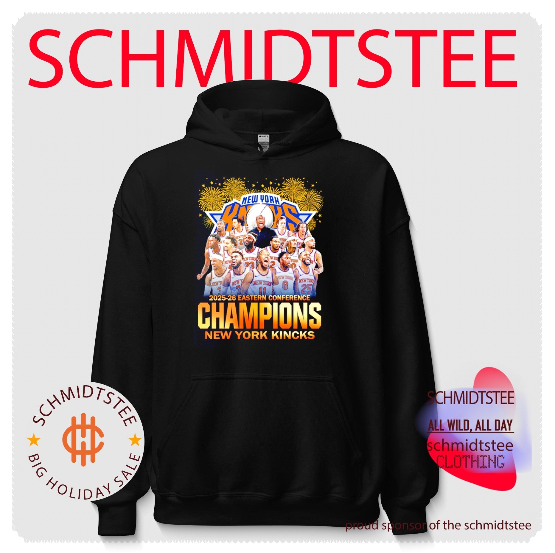 New York Knicks Basketball Eastern Conference Champions 2026 Finals all team shirt