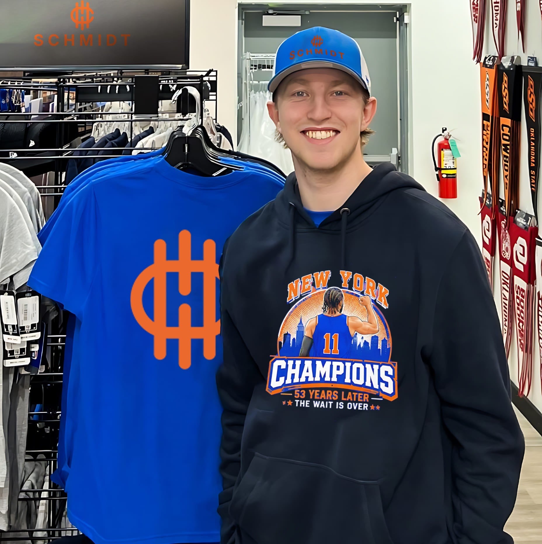 New York Knicks Champions 53 years later the wait is over graphic shirt