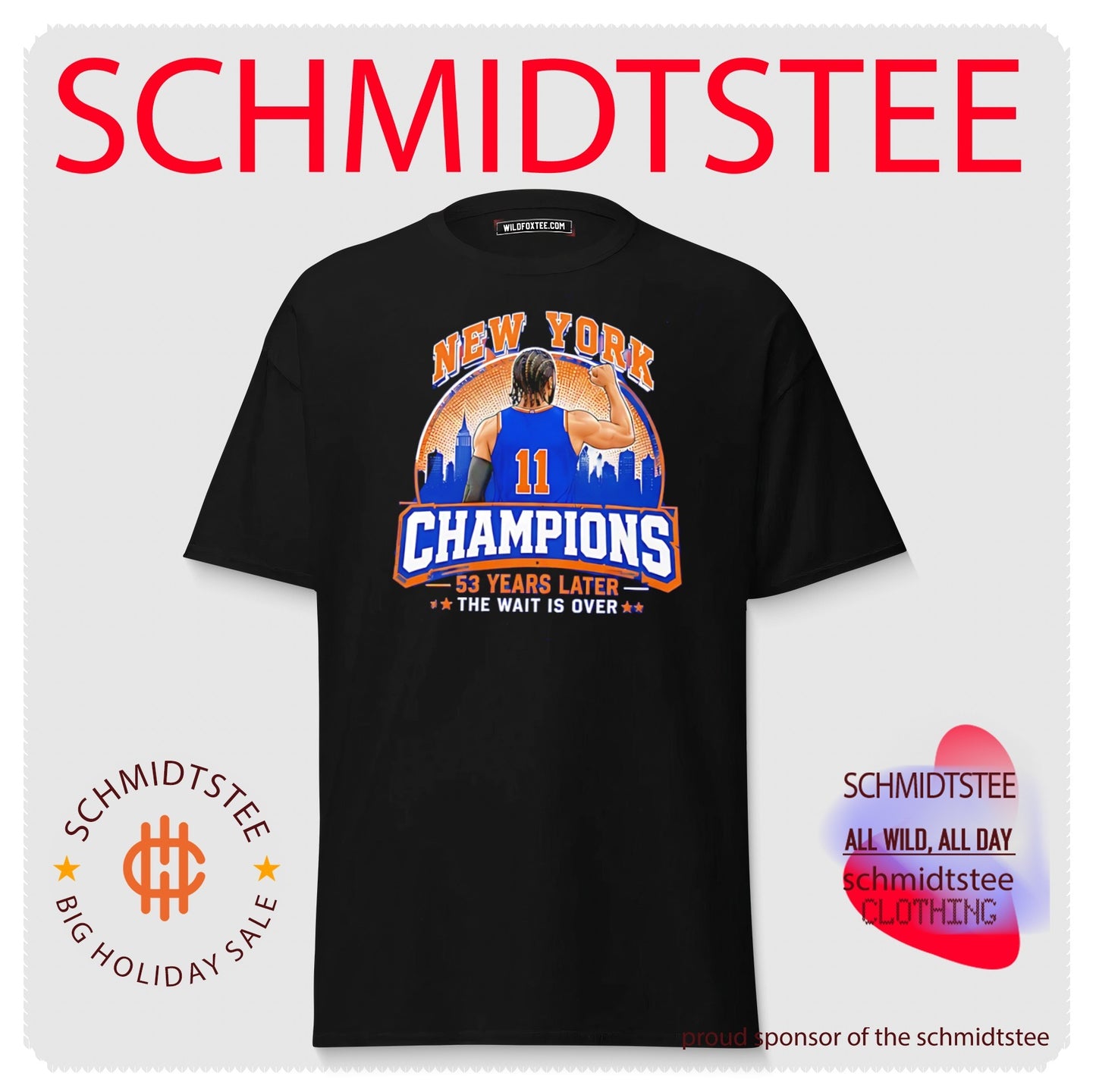 New York Knicks Champions 53 years later the wait is over graphic shirt