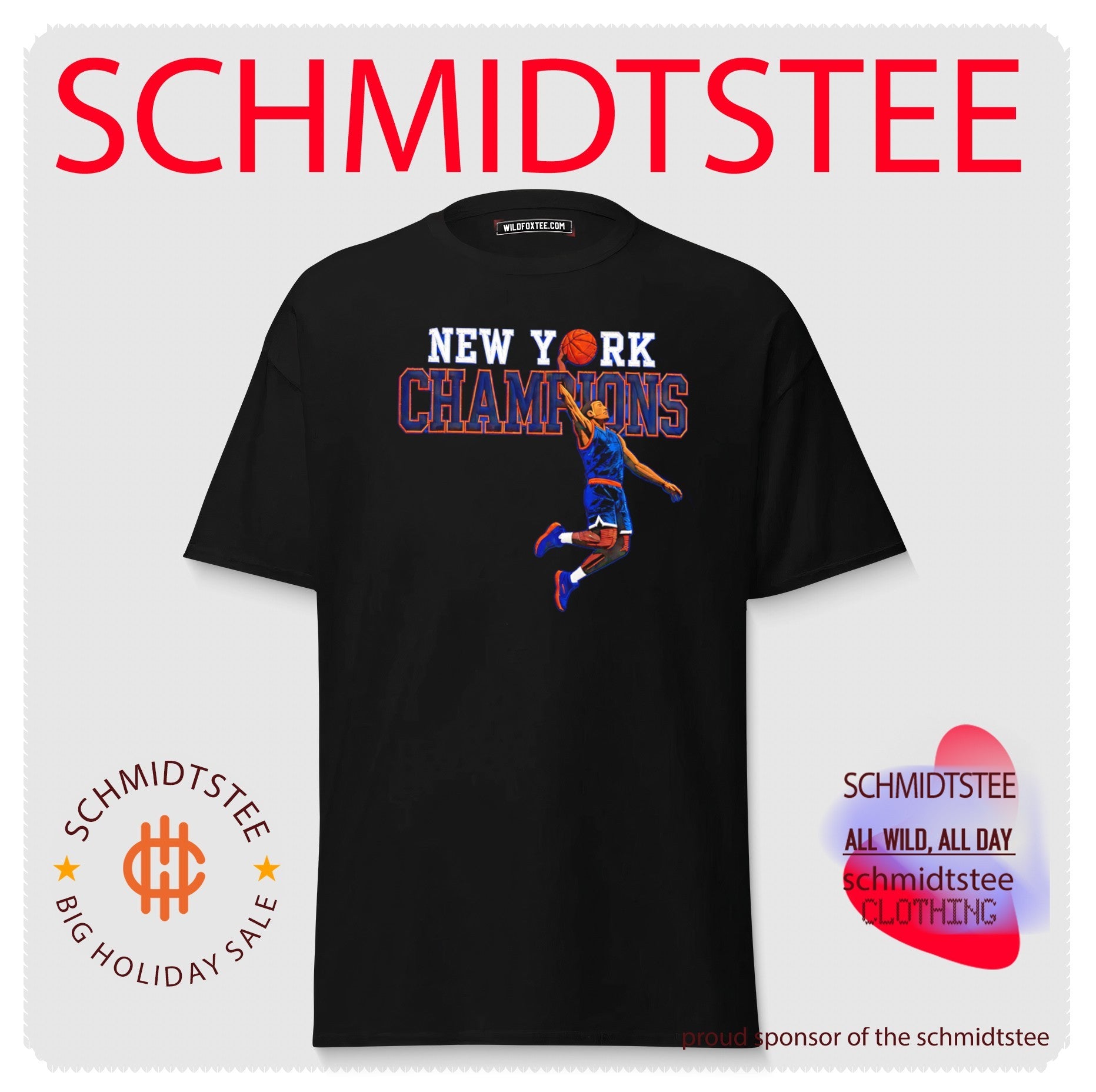 New York Knicks Champions basketball player graphic shirt
