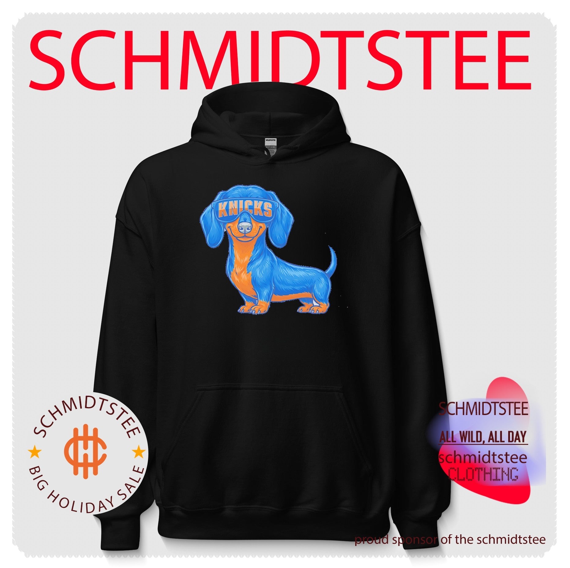 New York Knicks Dachshund Dog cartoon shirt