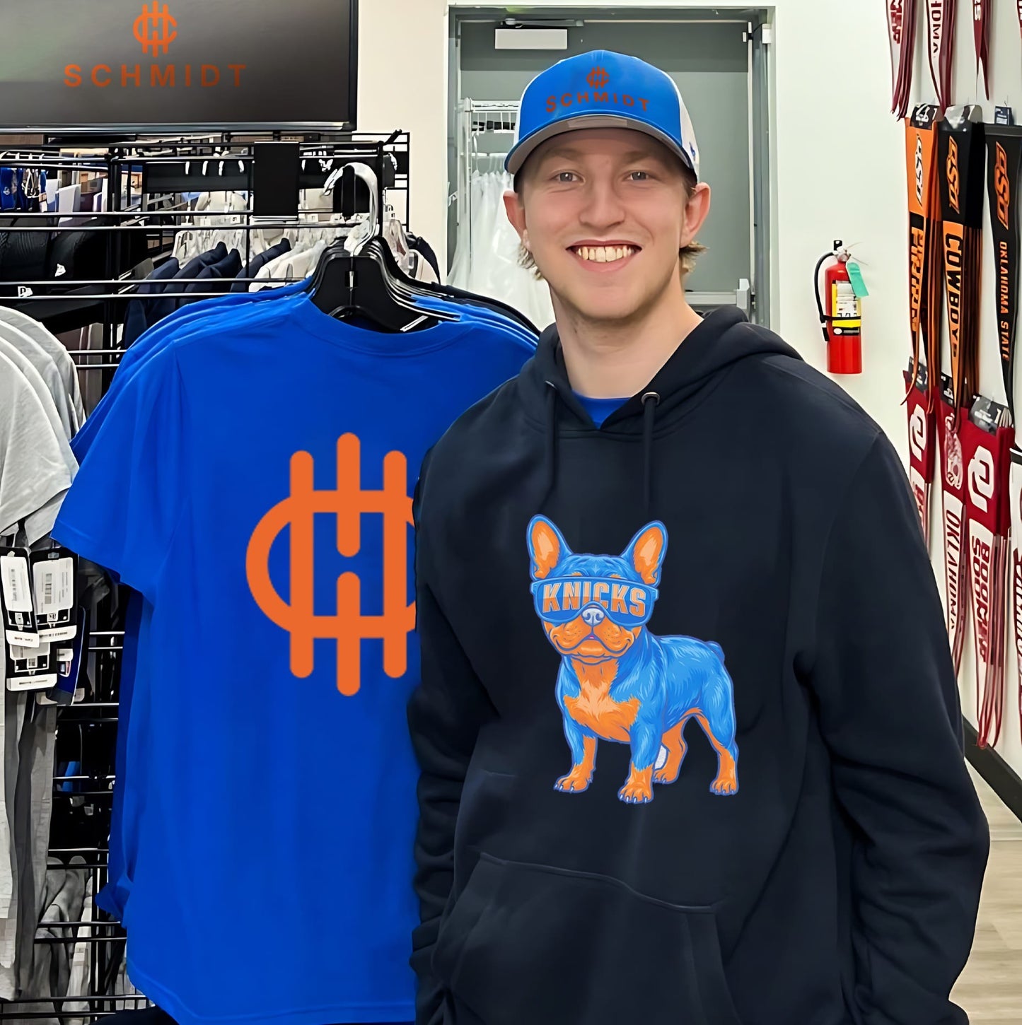 New York Knicks French Bulldog cartoon shirt