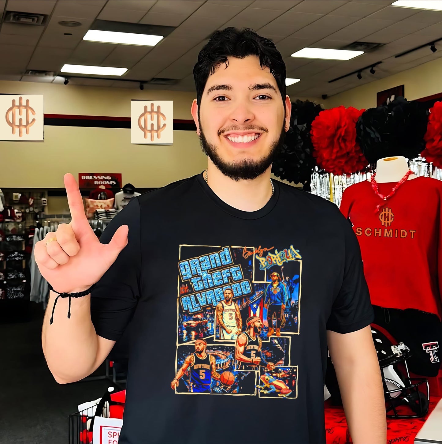 New York Knicks Grand Theft Alvarado shirt
