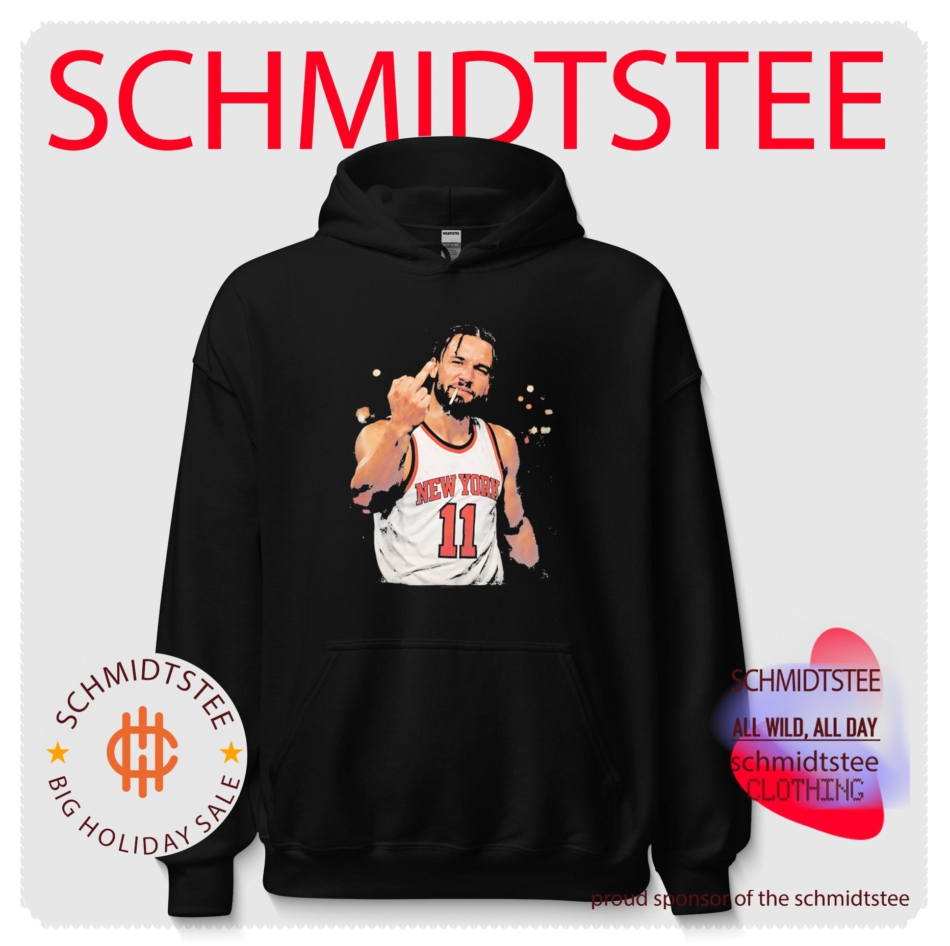 New York Knicks Jalen Brunson middle finger smoking vintage shirt