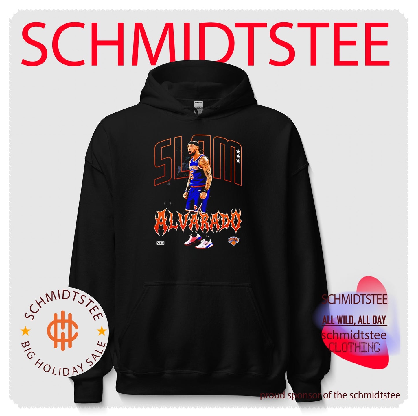 New York Knicks Jose Alvarado Slam graphic shirt