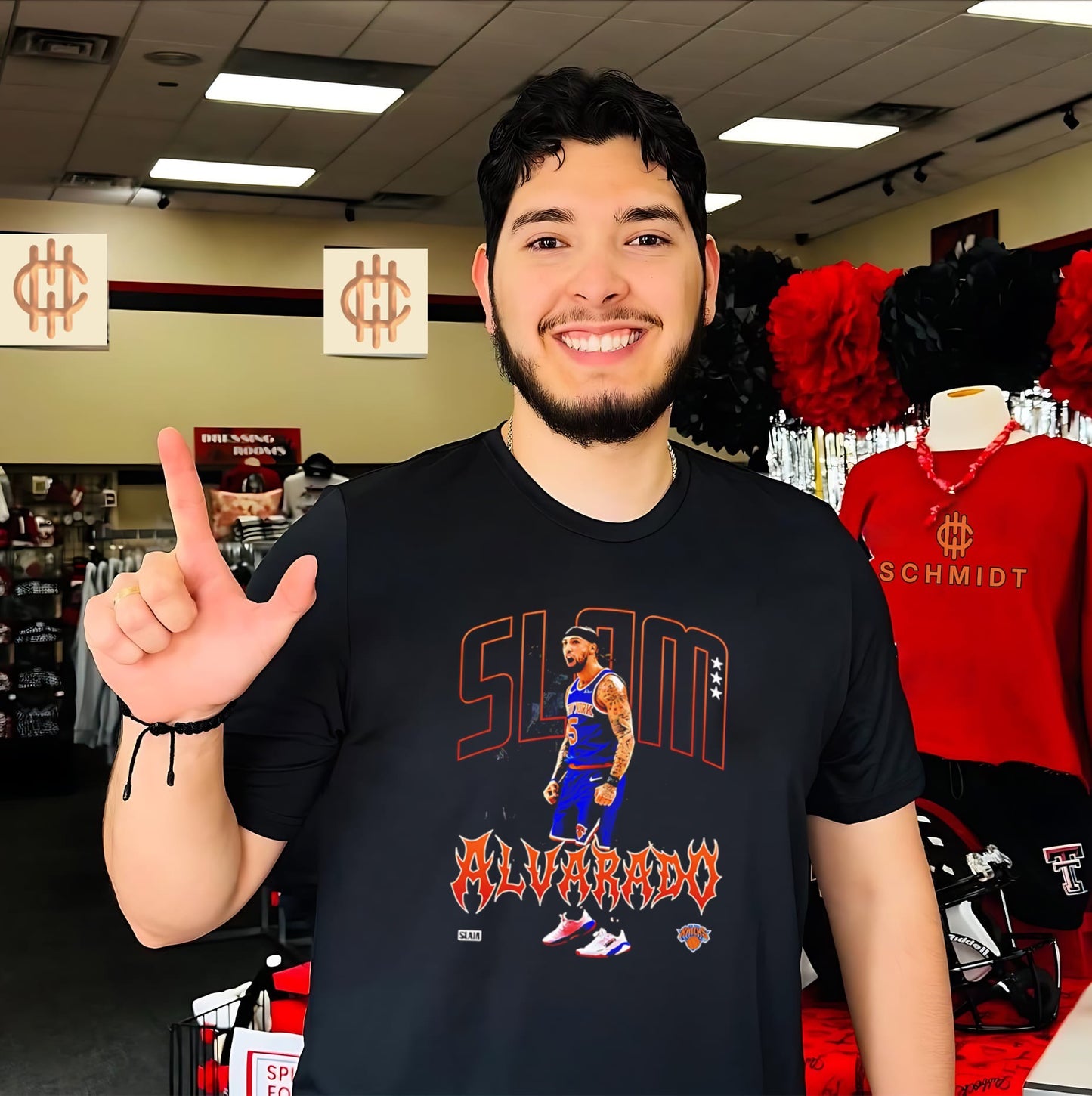 New York Knicks Jose Alvarado Slam graphic shirt