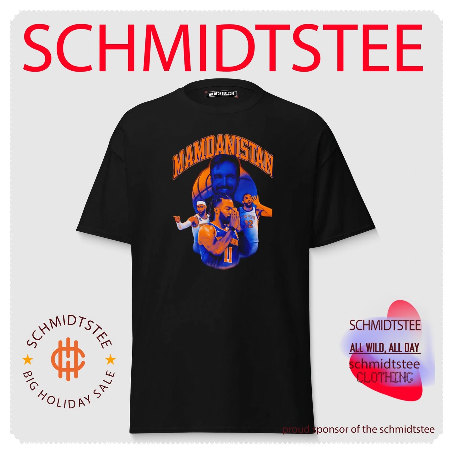 New York Knicks Mamdanistan graphic shirt