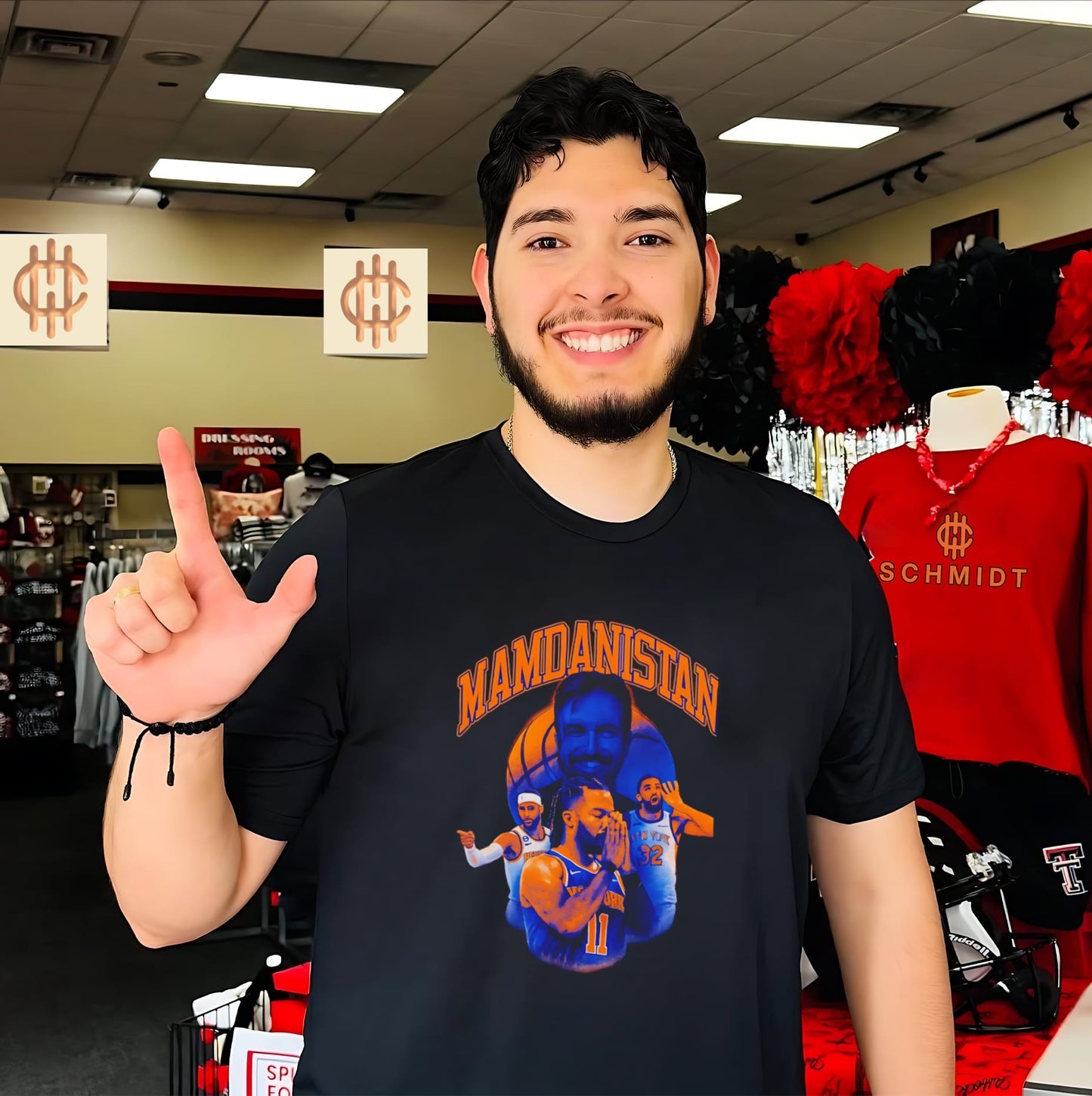 New York Knicks Mamdanistan graphic shirt