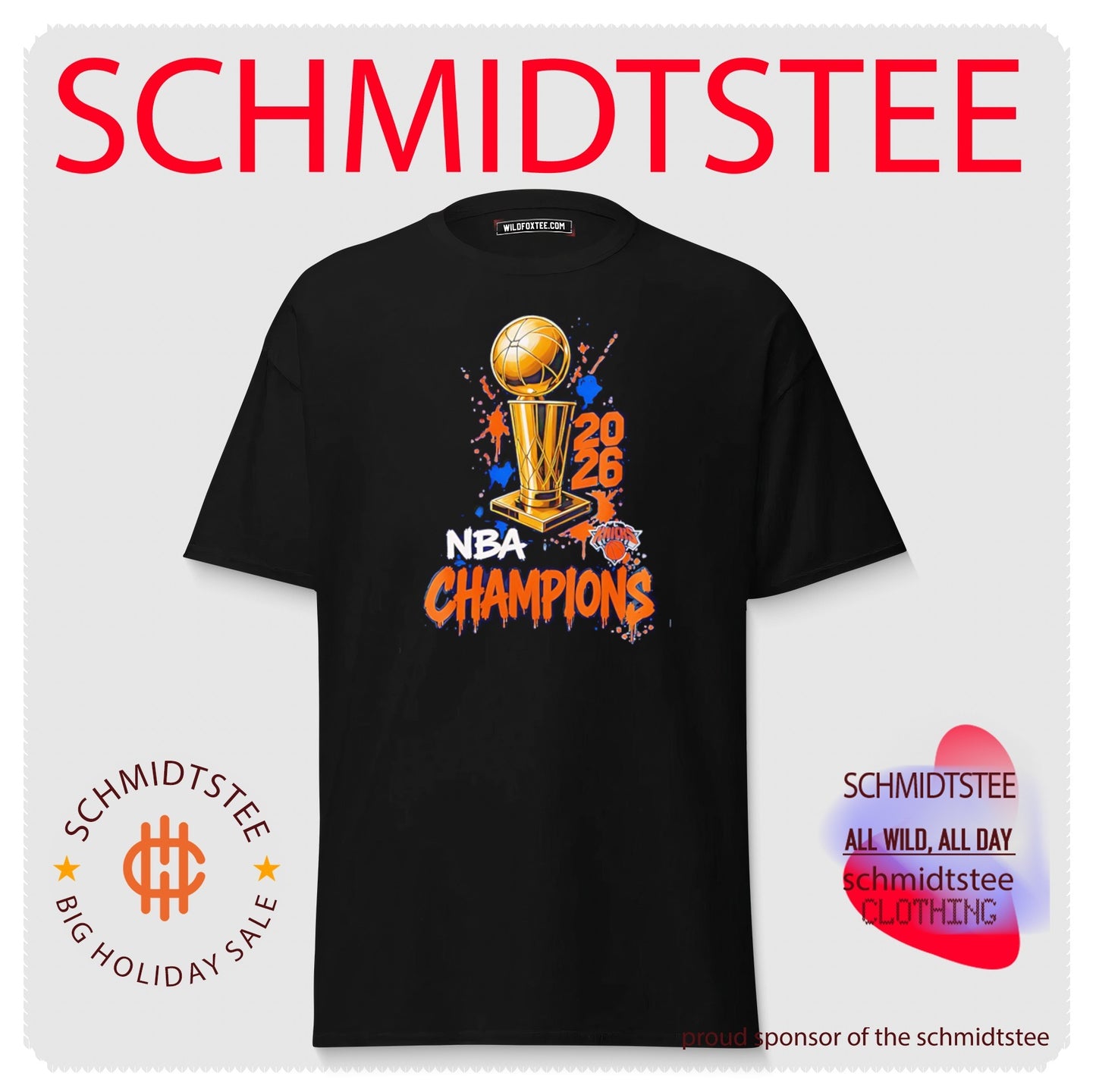 New York Knicks NBA Finals Champions 2026 Empire State Champs trophy shirt