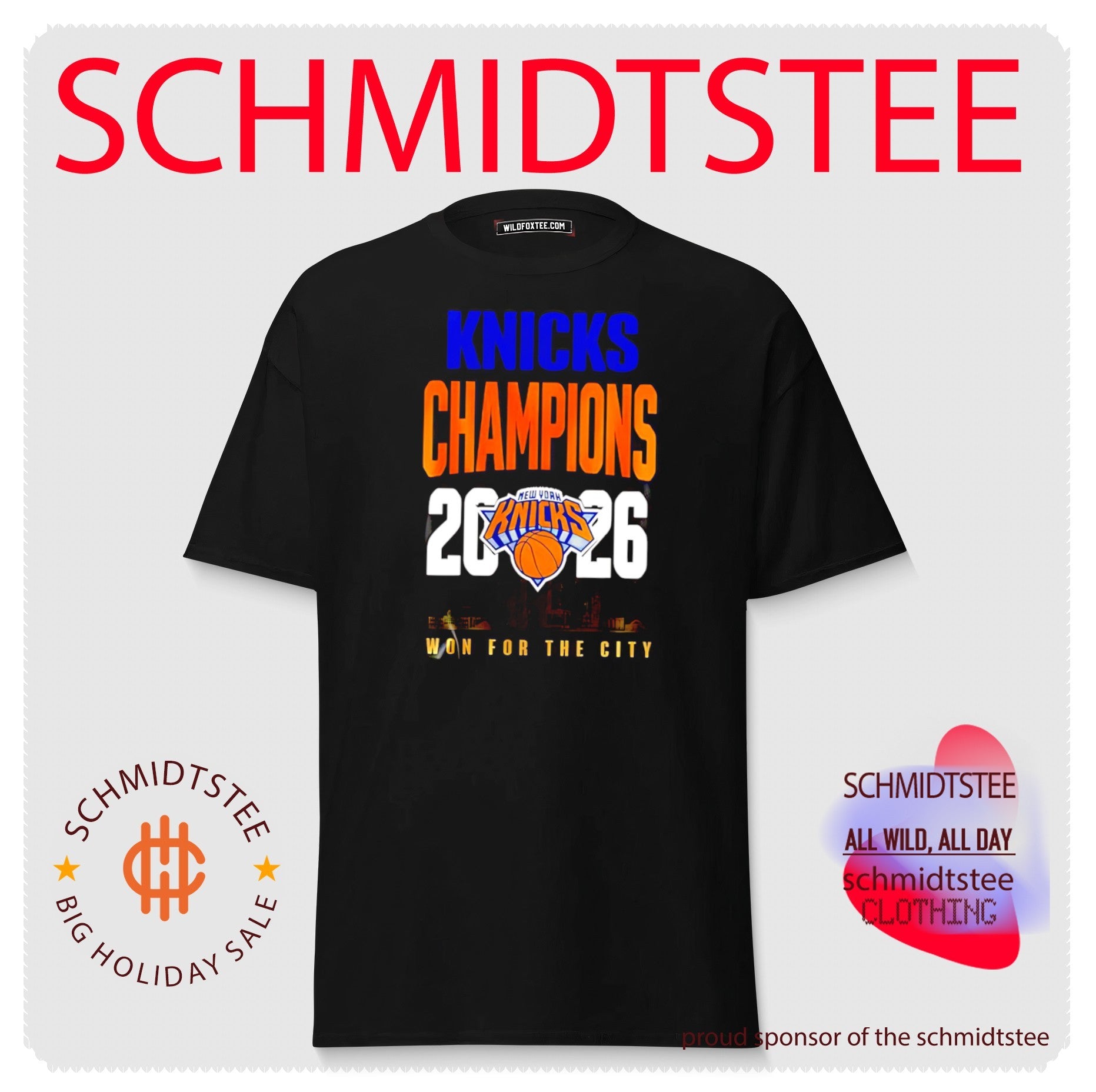 New York Knicks NBA Finals Champions 2026 Won For The City shirt