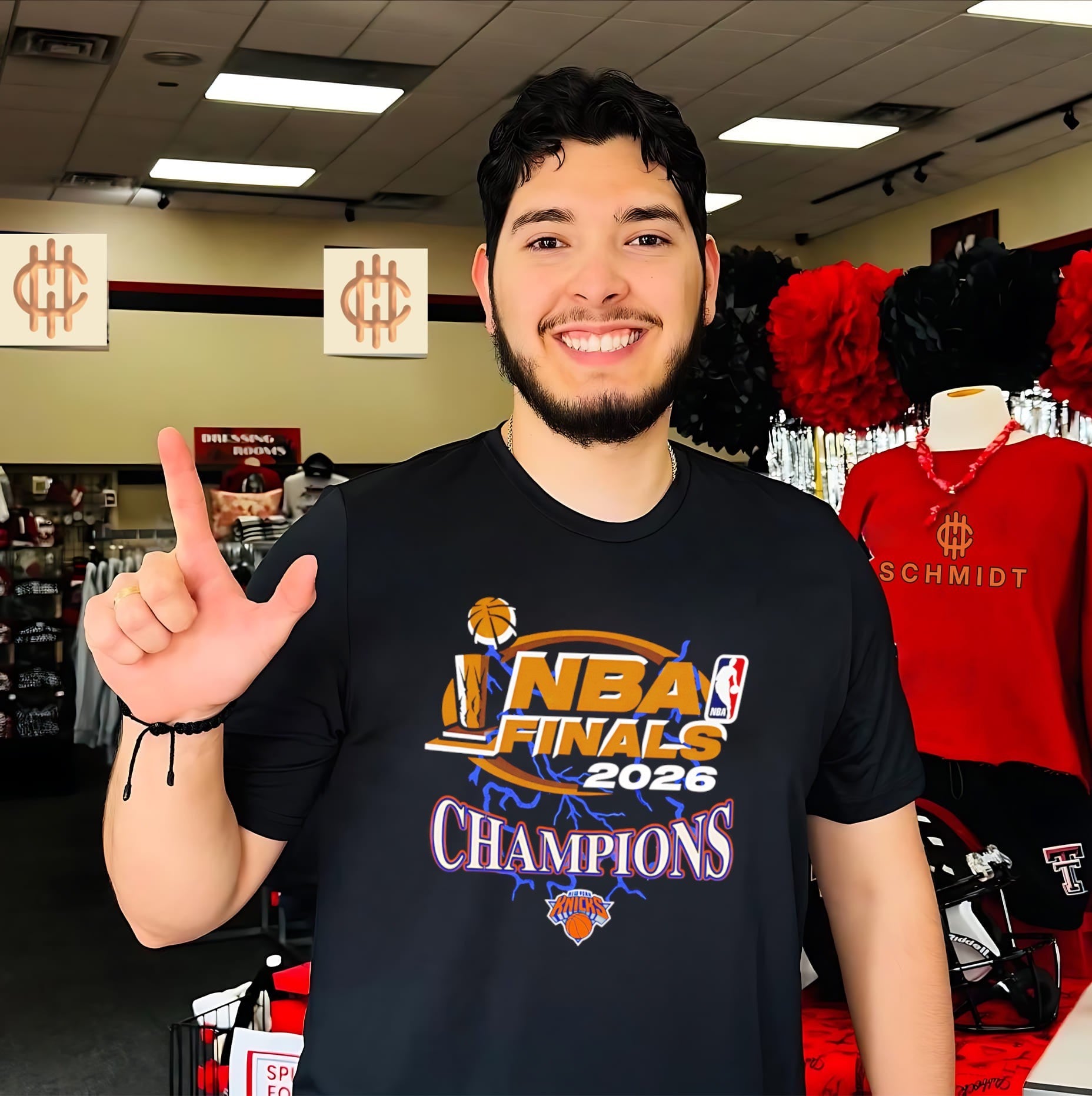 New York Knicks NBA Finals Champions 2026 trophy shirt
