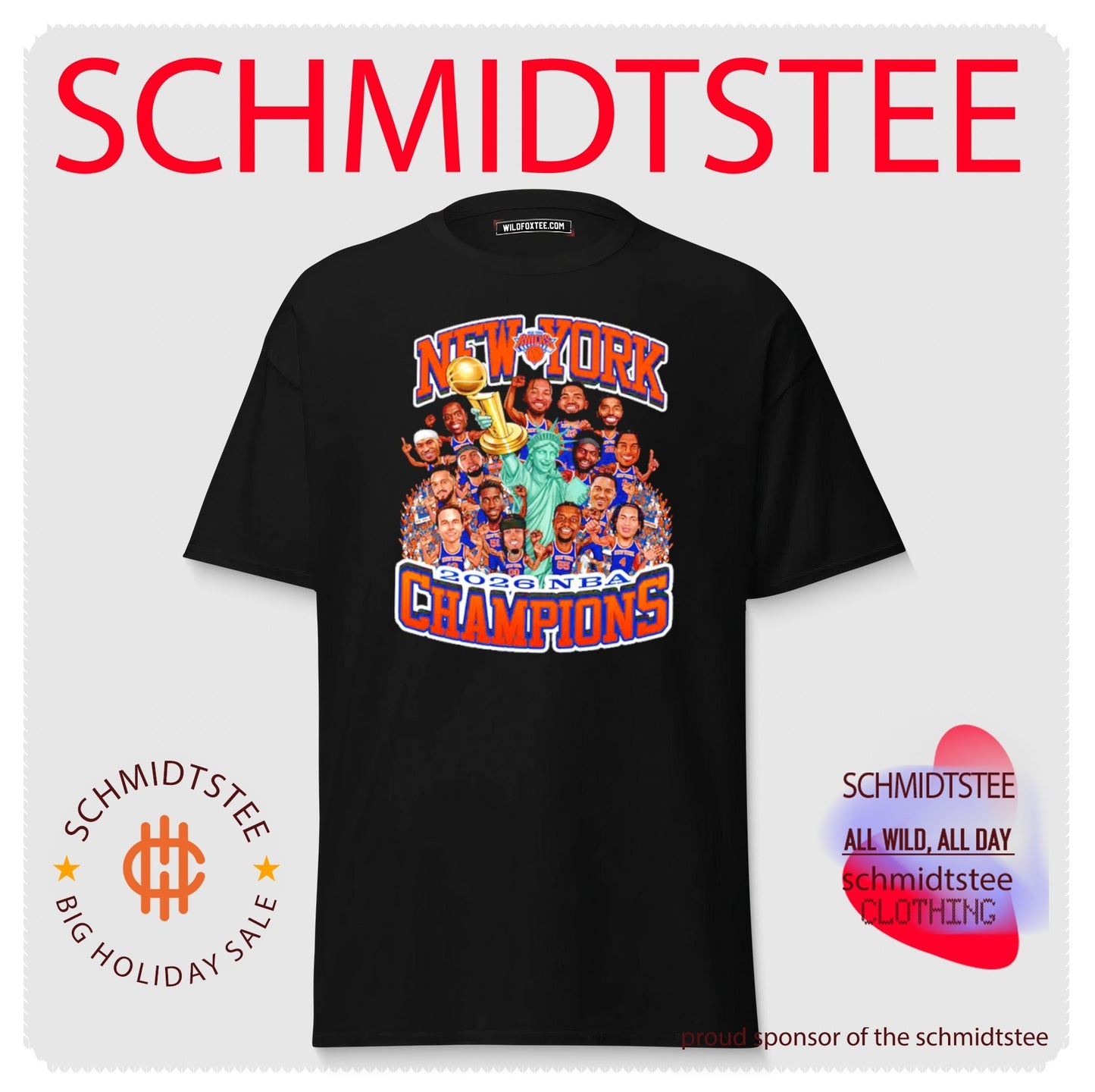 New York Knicks NBA Finals Champions Caricature 2026 shirt