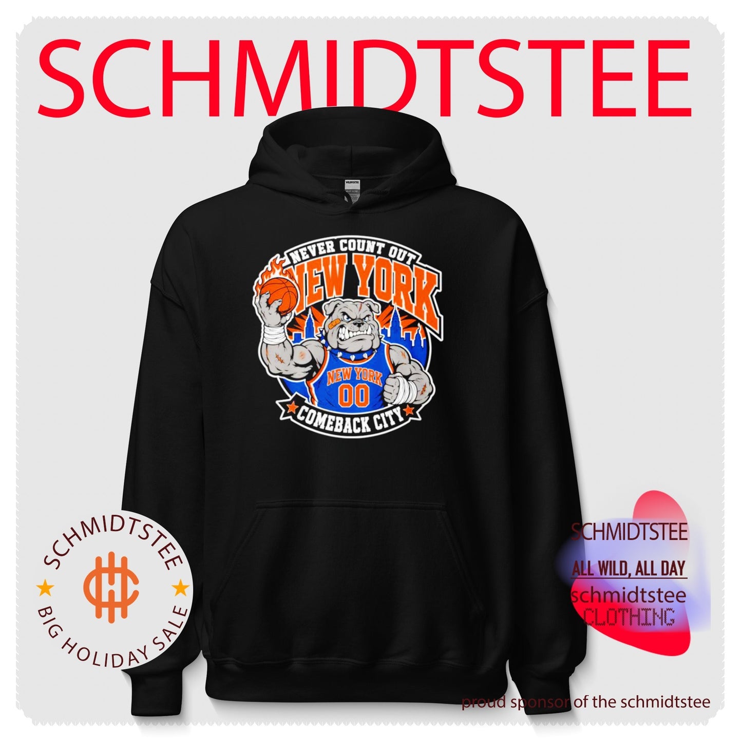 New York Knicks Never count out New York Comeback City mascot shirt