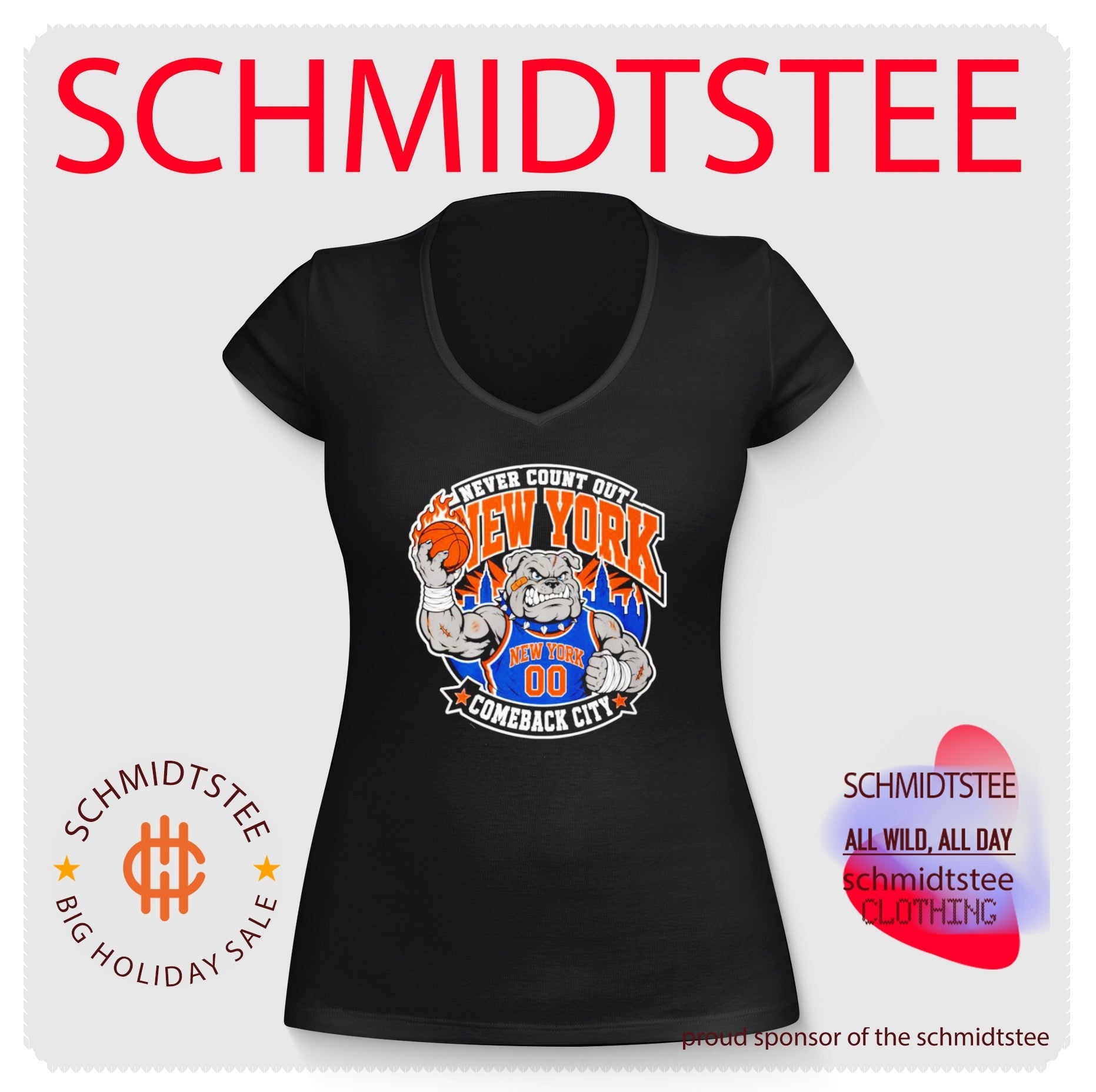 New York Knicks Never count out New York Comeback City mascot shirt
