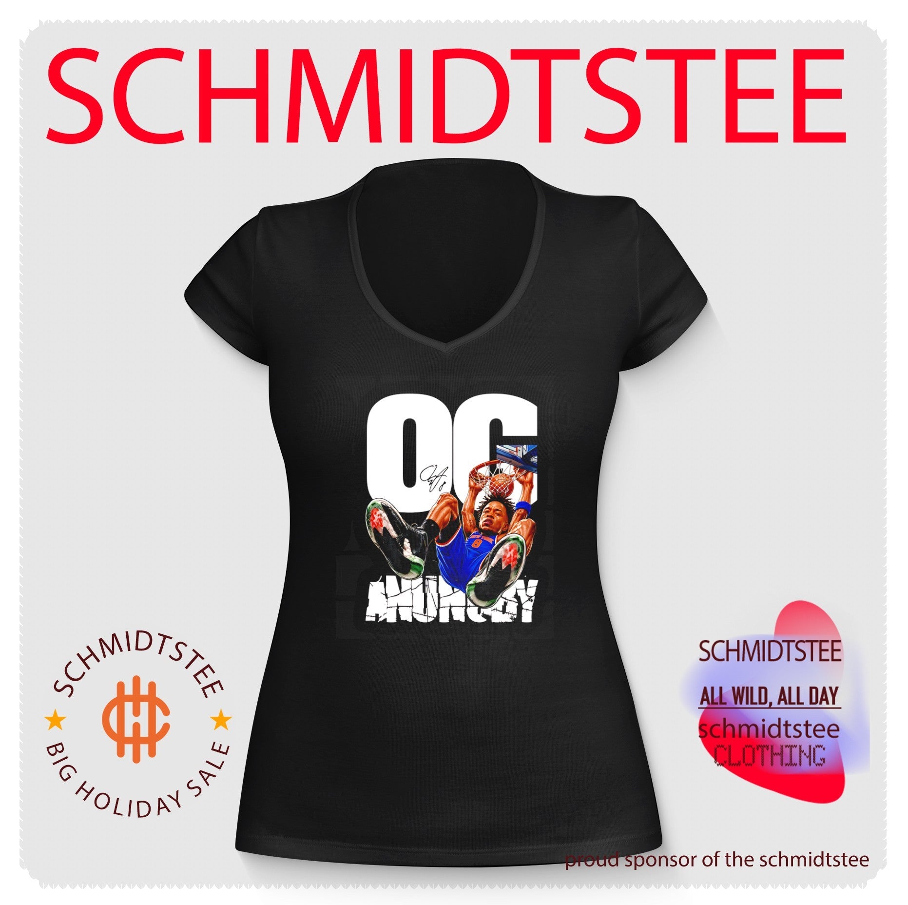 New York Knicks OG Anunoby illustration shirt
