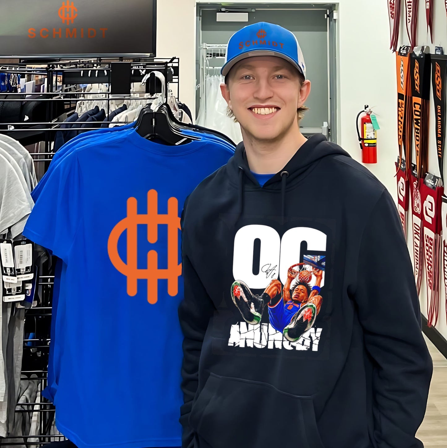 New York Knicks OG Anunoby illustration shirt