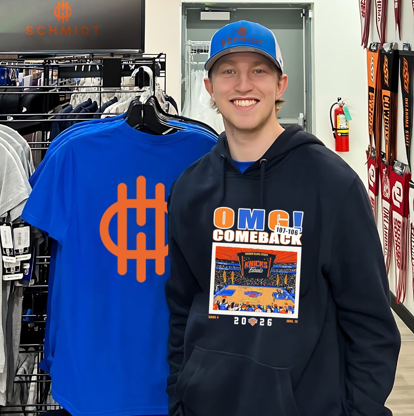 New York Knicks OMG comeback score 107-106 in Game 4 of the 2026 NBA Finals shirt