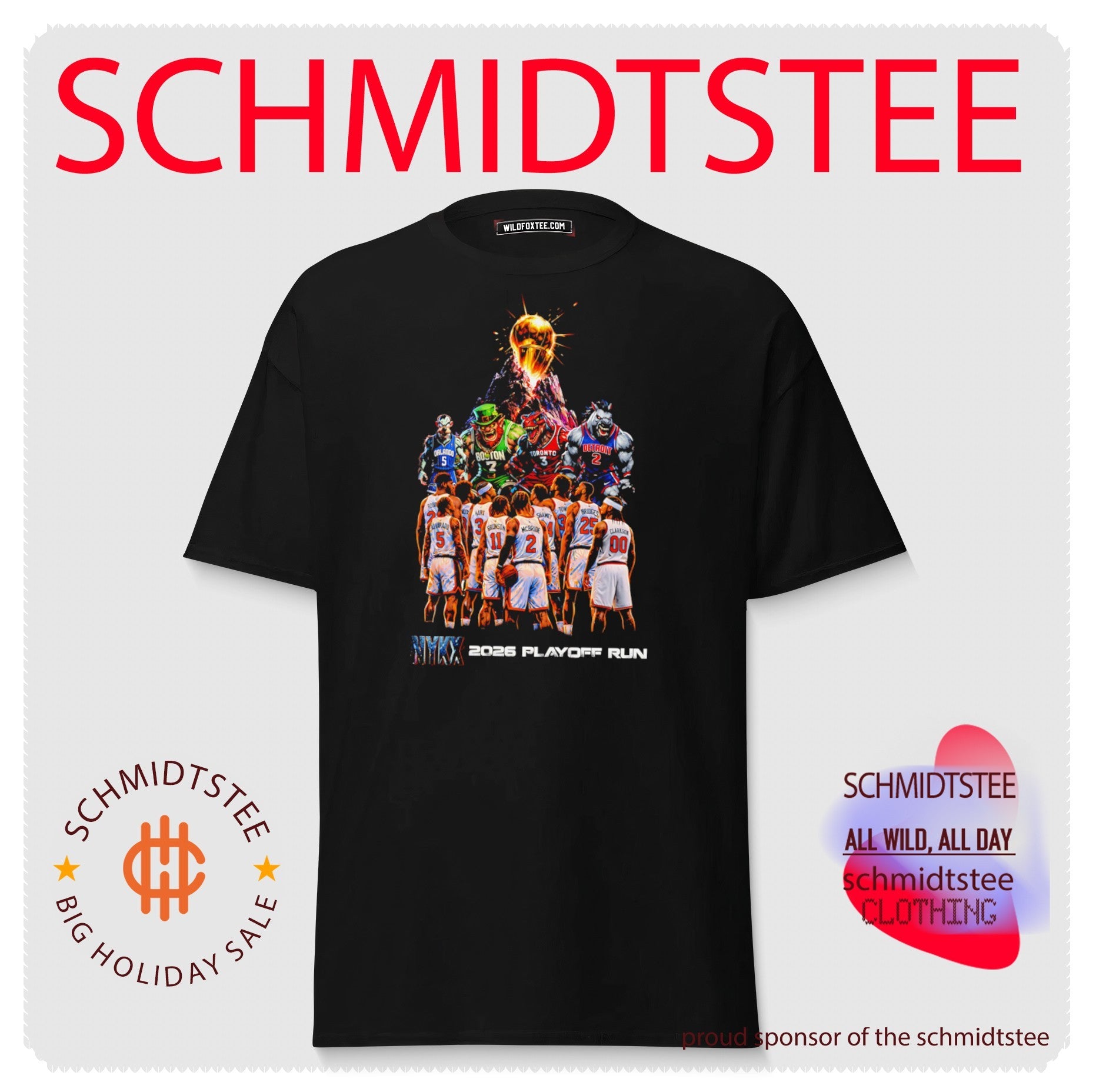 New York Knicks PLAYOFF RUN 26 mascot graphic shirt