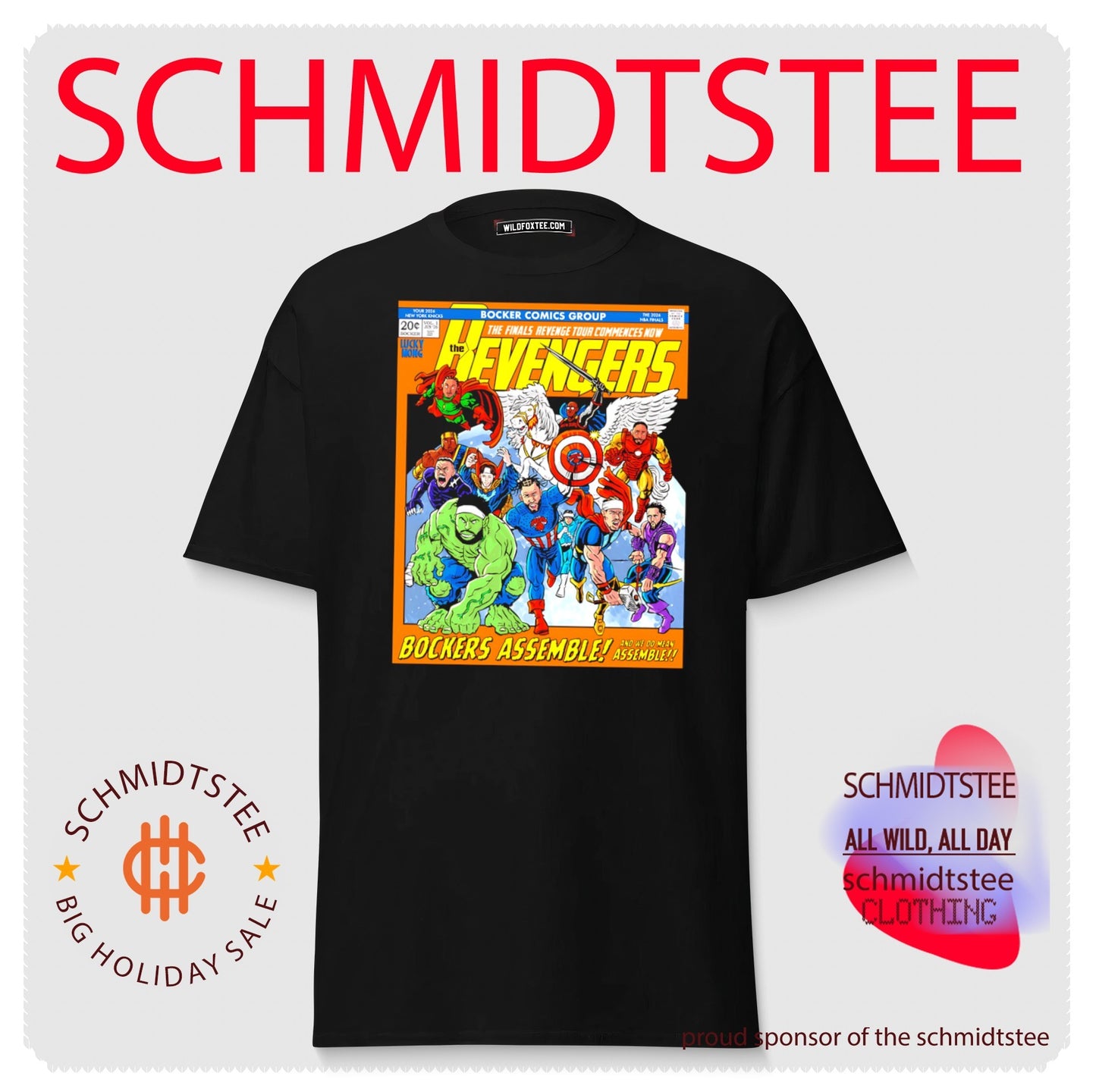 New York Knicks The Revengers Bockers Assemble shirt