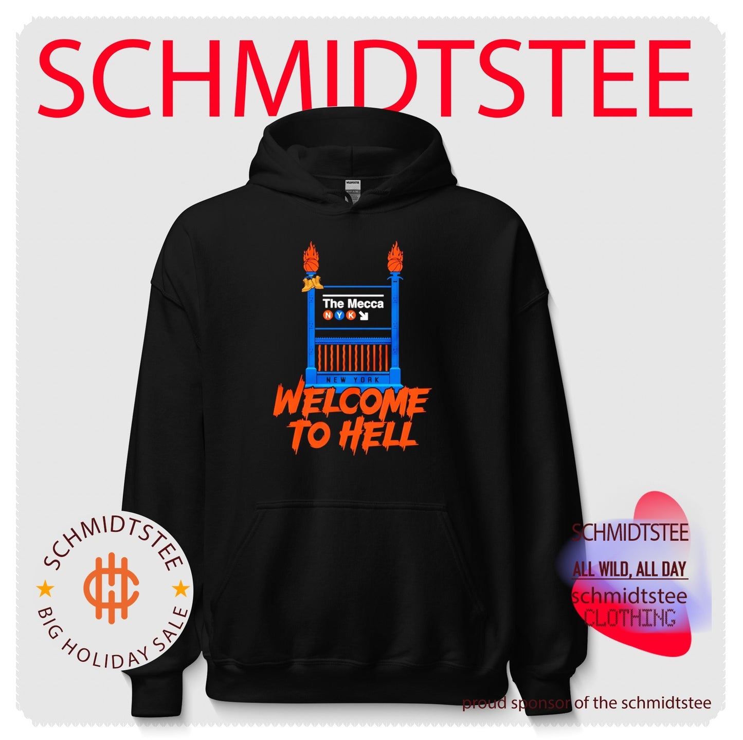 New York Knicks Welcome to hell The Mecca shirt