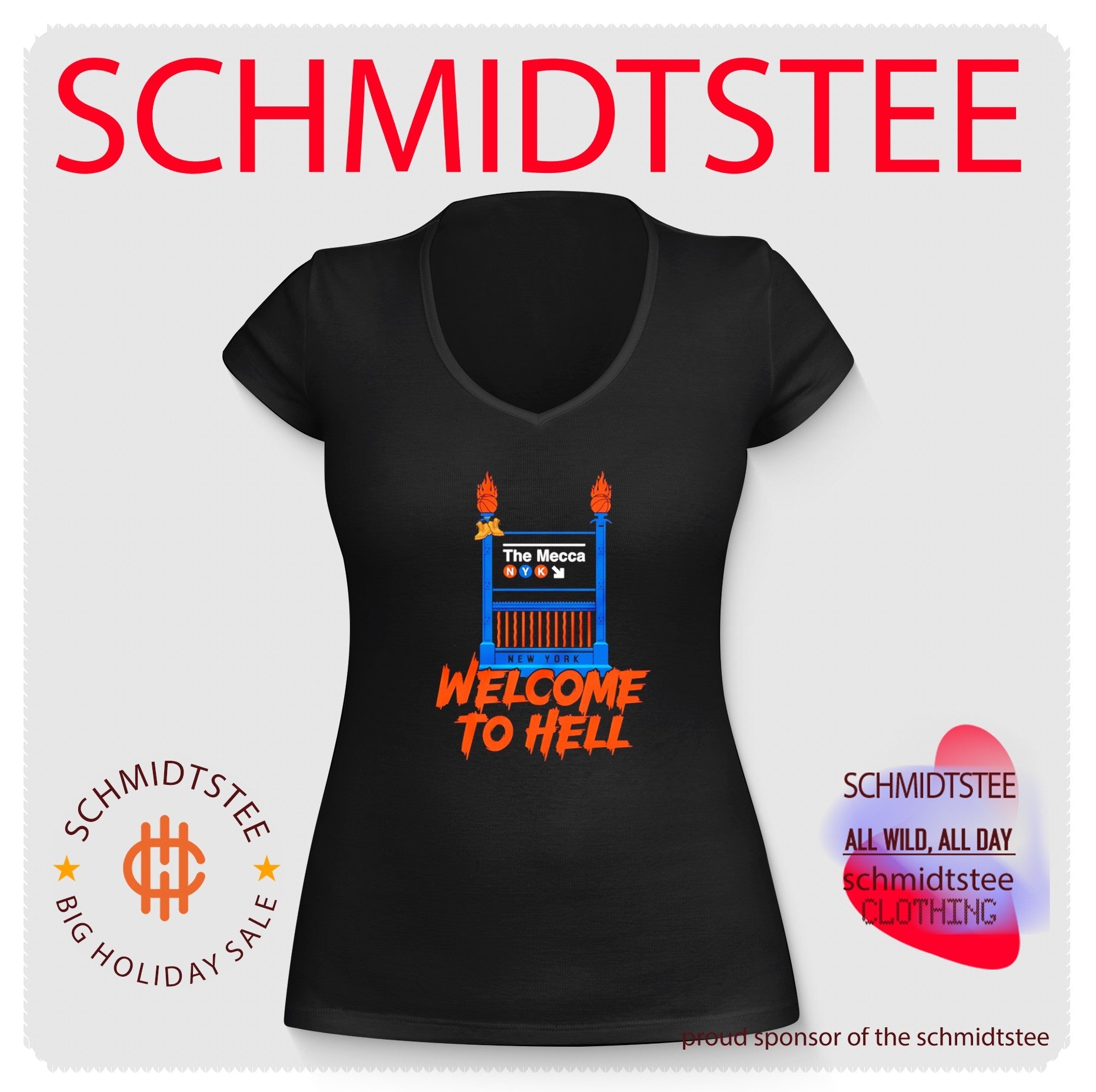 New York Knicks Welcome to hell The Mecca shirt