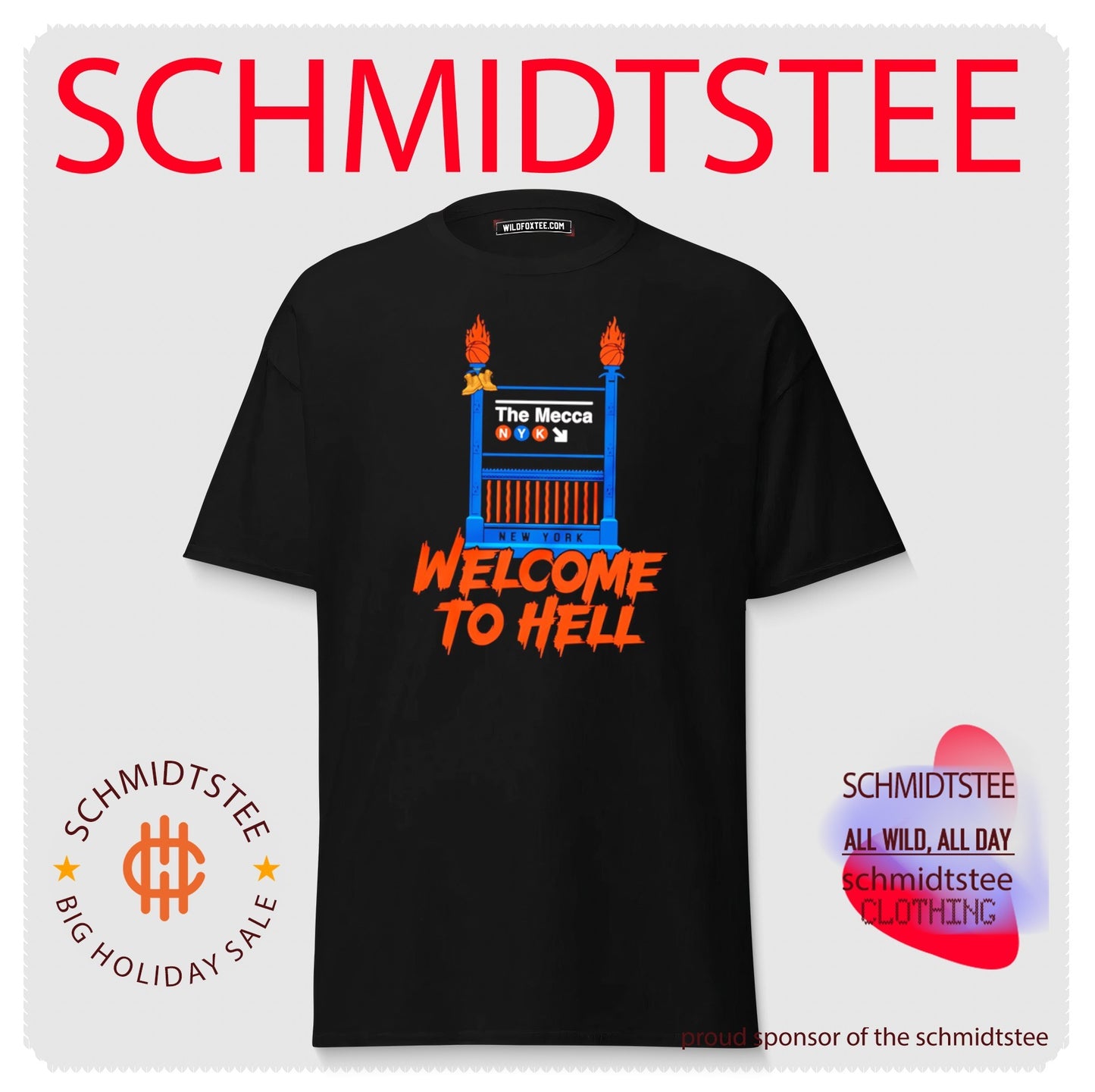 New York Knicks Welcome to hell The Mecca shirt