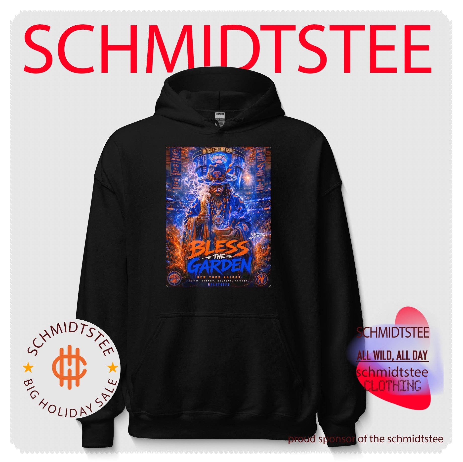 New York Knicks bless the garden mystical poster shirt