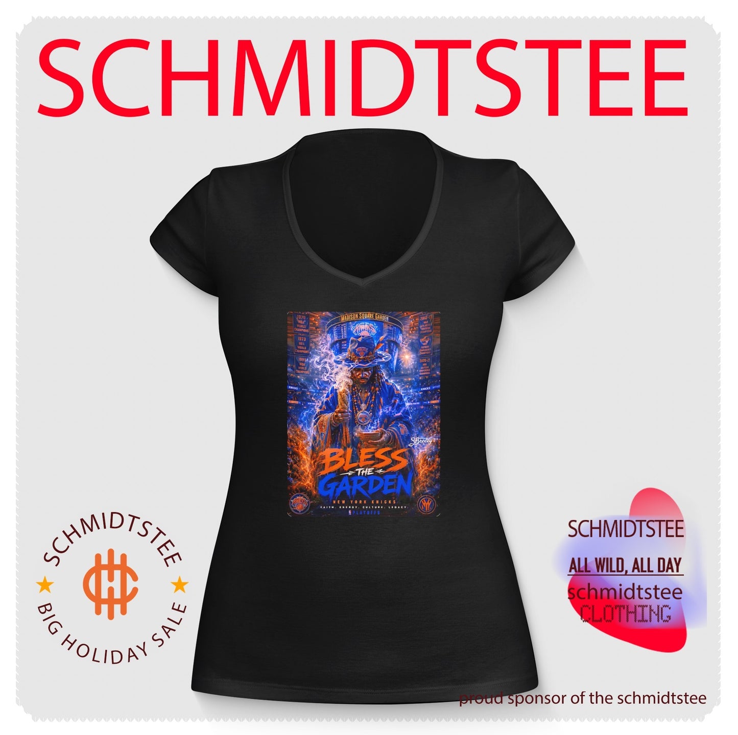 New York Knicks bless the garden mystical poster shirt