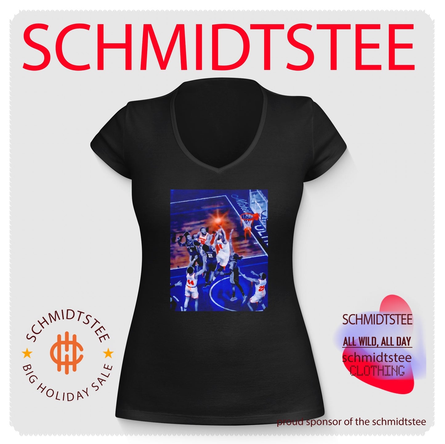 New York Knicks dunking ball moment highlighted shirt