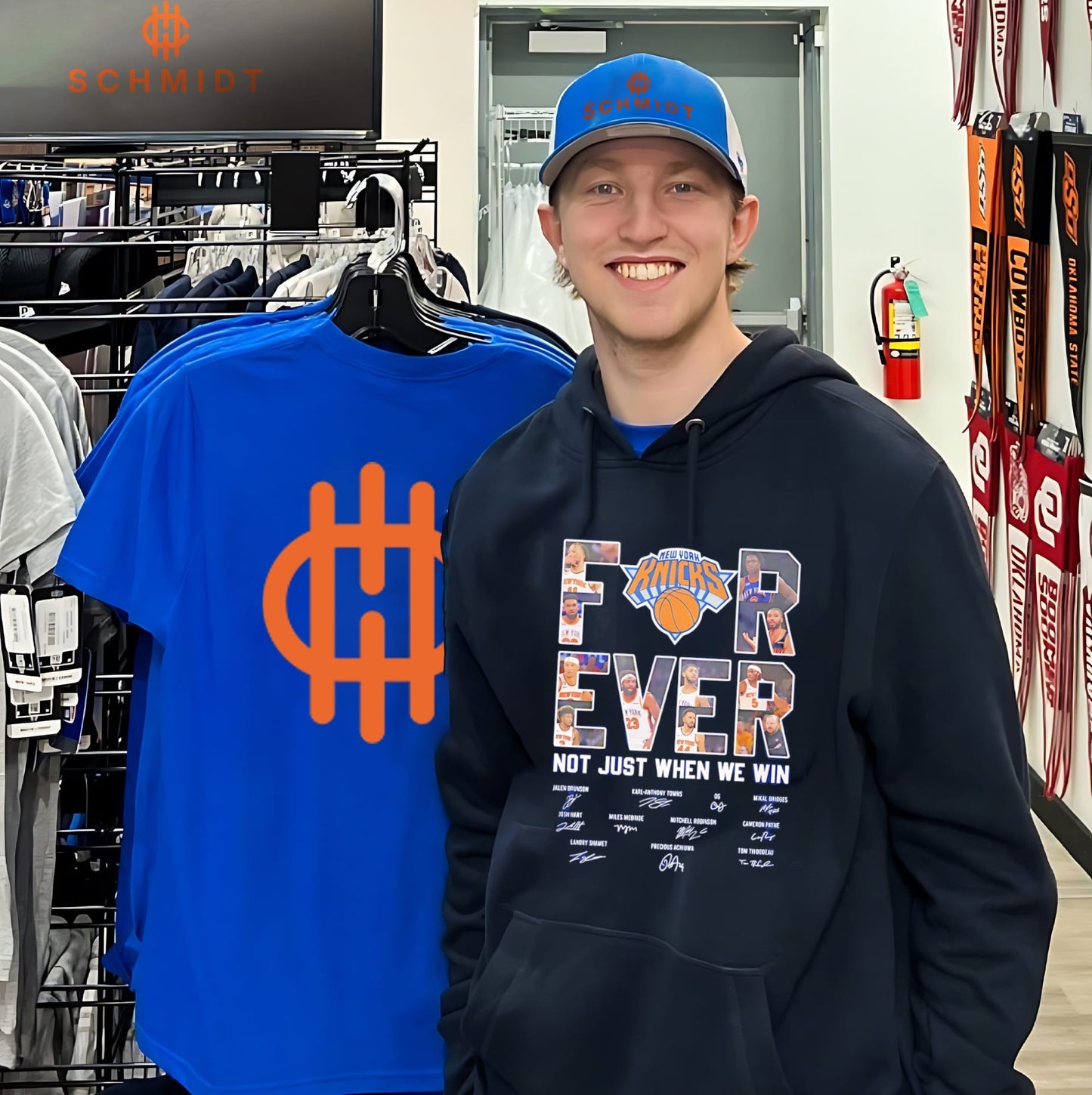 New York Knicks forever not just when we win signature graphic shirt