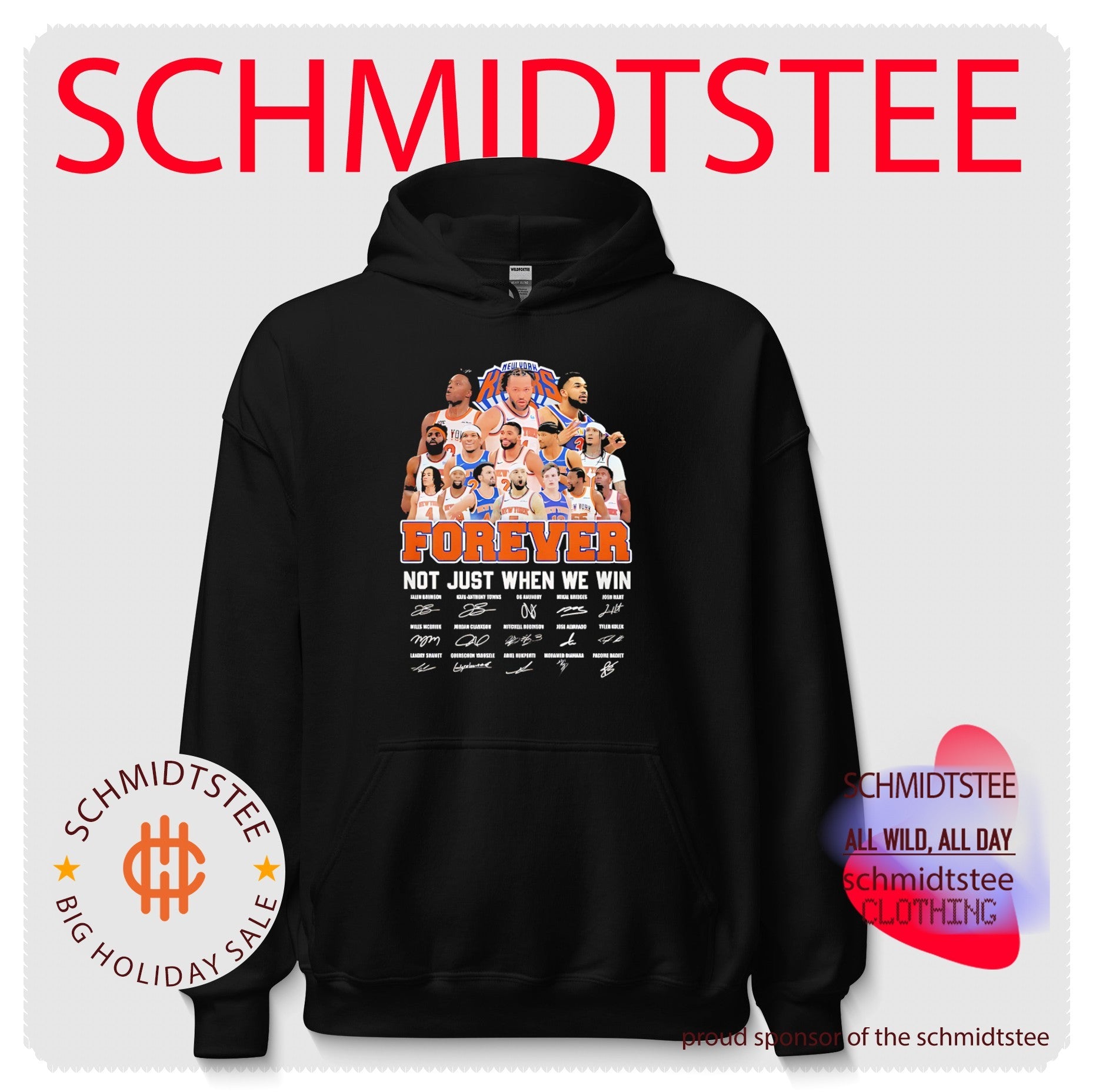 New York Knicks forever not just when we win team collage signature shirt