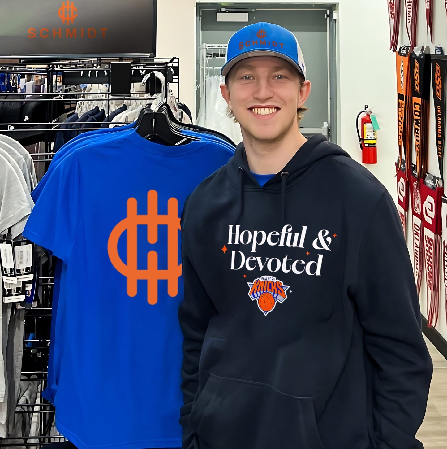 New York Knicks hopeful and devoted logo shirt