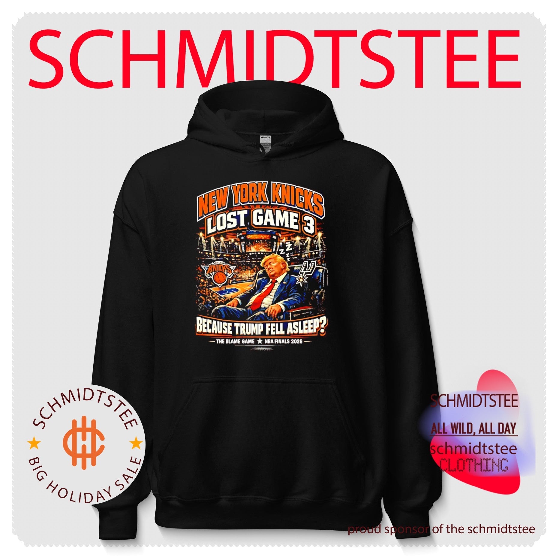 New York Knicks lose game 3 because Trump fell asleep shirt
