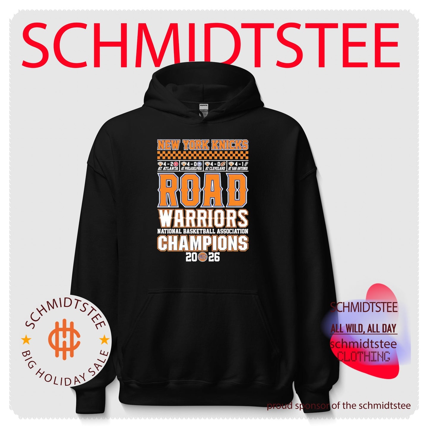 New York Knicks road warriors National Basketball Association Champions 2026 shirt